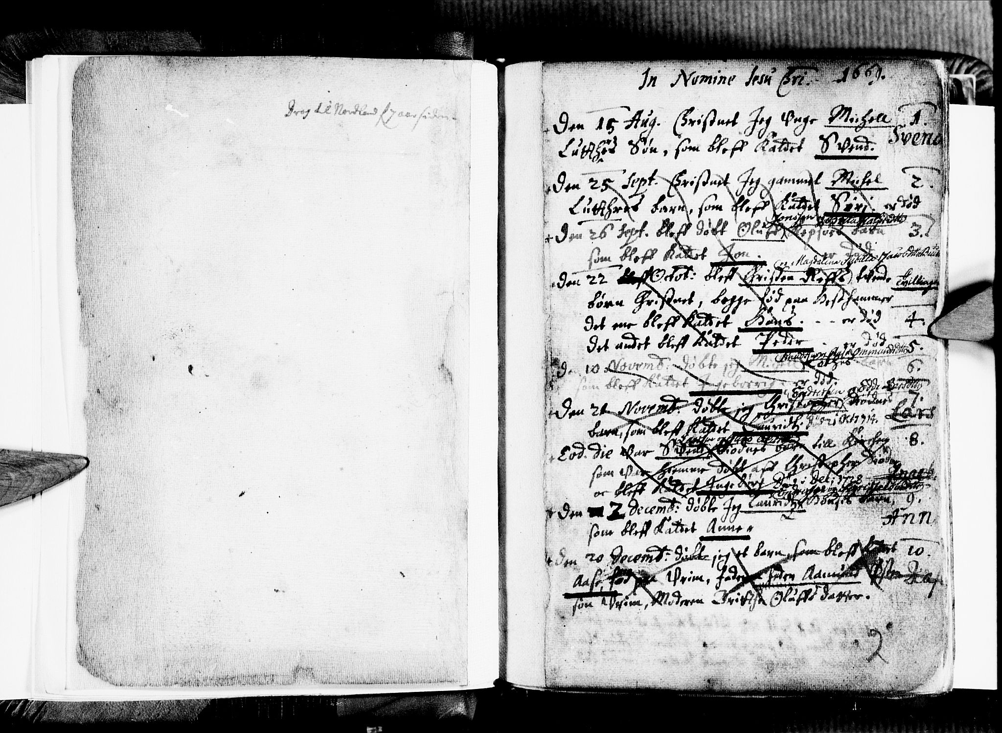 Ullensvang sokneprestembete, AV/SAB-A-78701/H/Haa: Parish register (official) no. A 1 /2, 1669-1719, p. 2