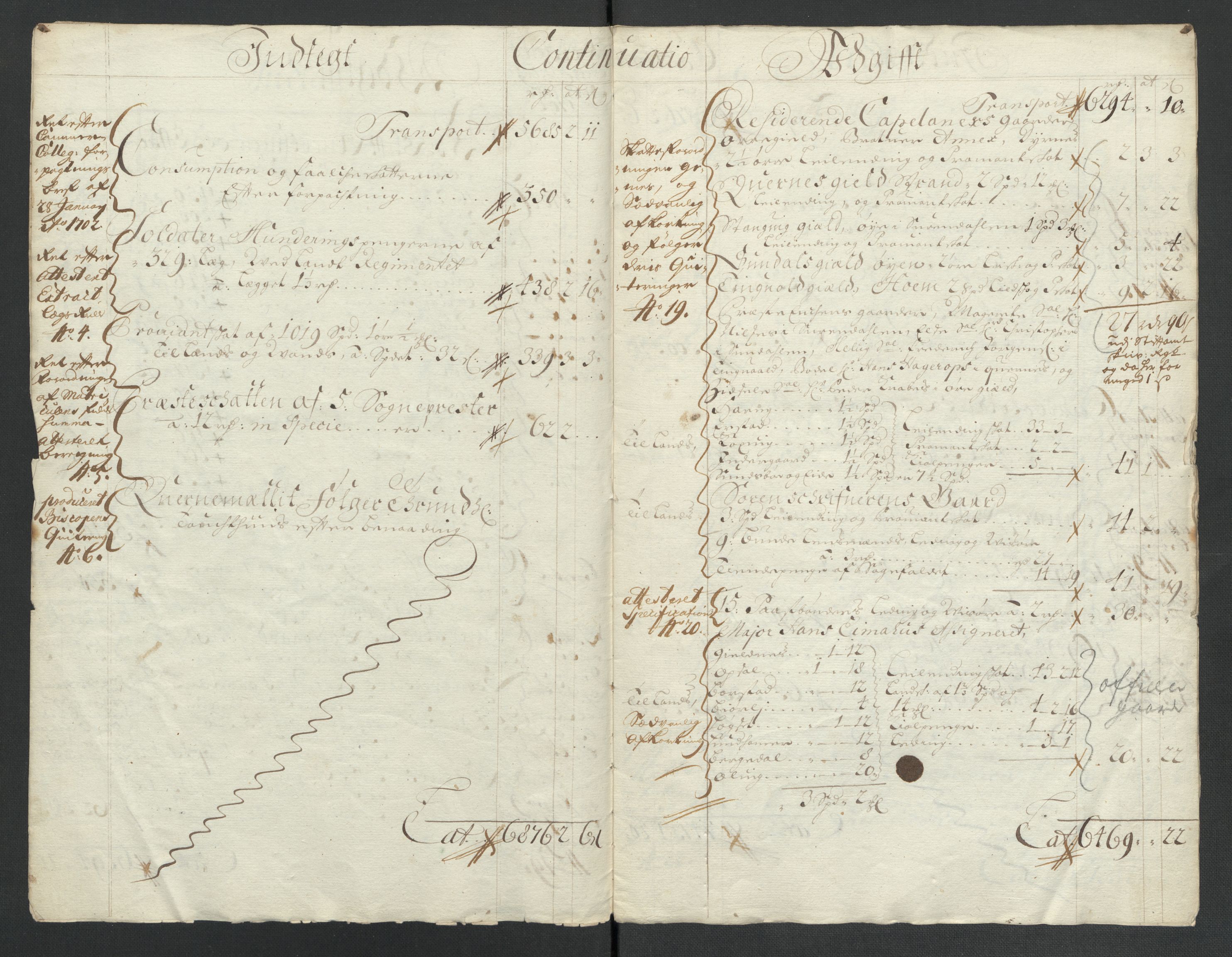 Rentekammeret inntil 1814, Reviderte regnskaper, Fogderegnskap, RA/EA-4092/R56/L3740: Fogderegnskap Nordmøre, 1703-1704, p. 200