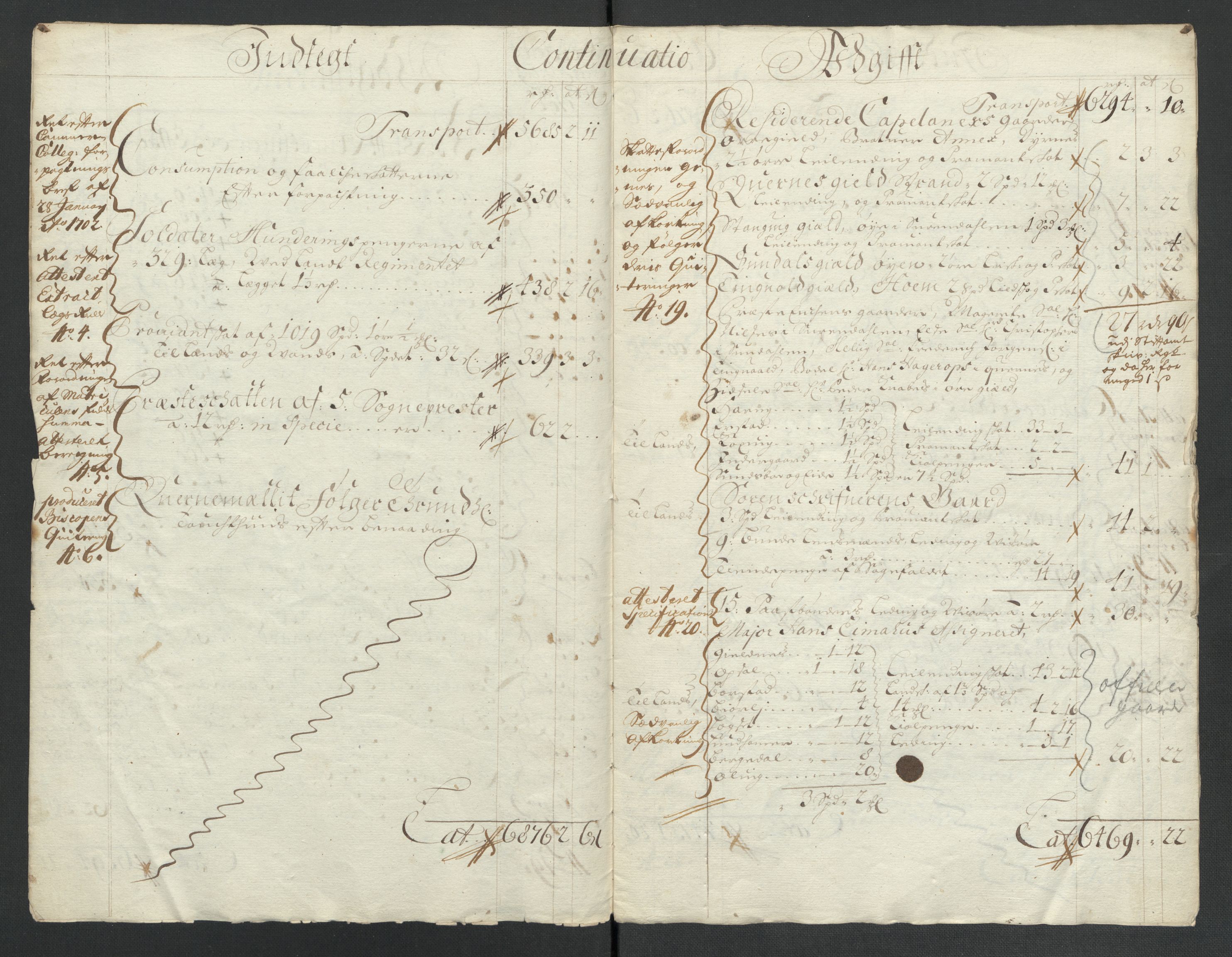 Rentekammeret inntil 1814, Reviderte regnskaper, Fogderegnskap, AV/RA-EA-4092/R56/L3740: Fogderegnskap Nordmøre, 1703-1704, p. 200