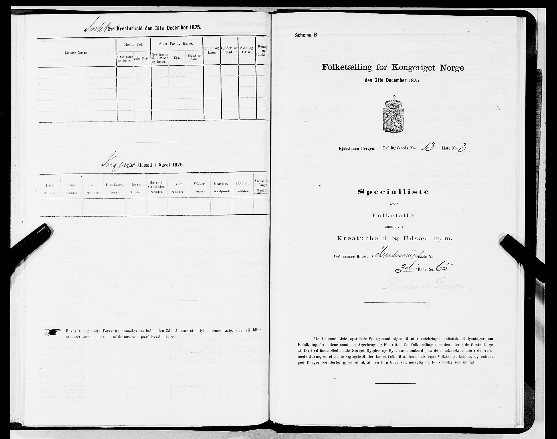 SAB, 1875 census for 1301 Bergen, 1875, p. 639