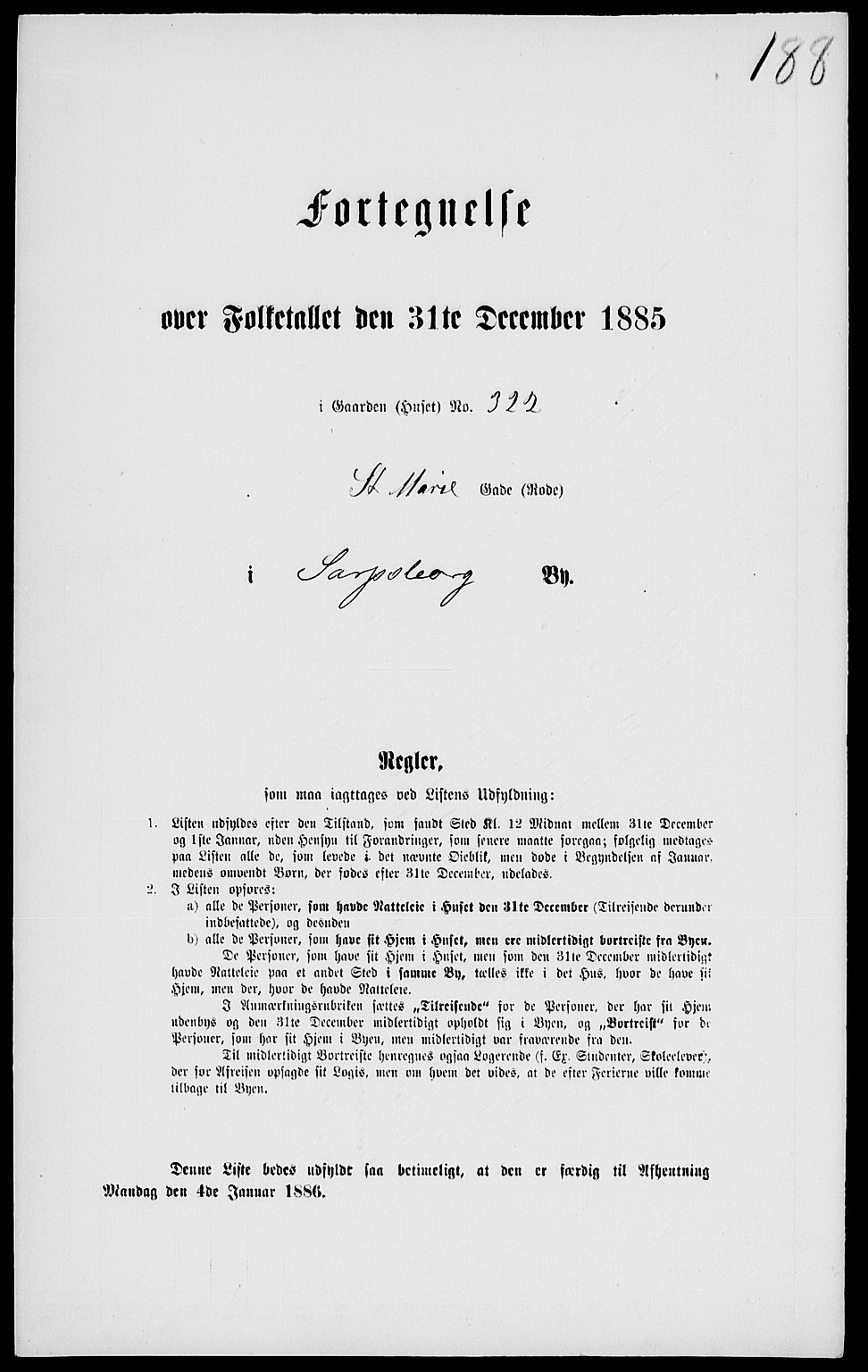 RA, 1885 census for 0102 Sarpsborg, 1885, p. 376