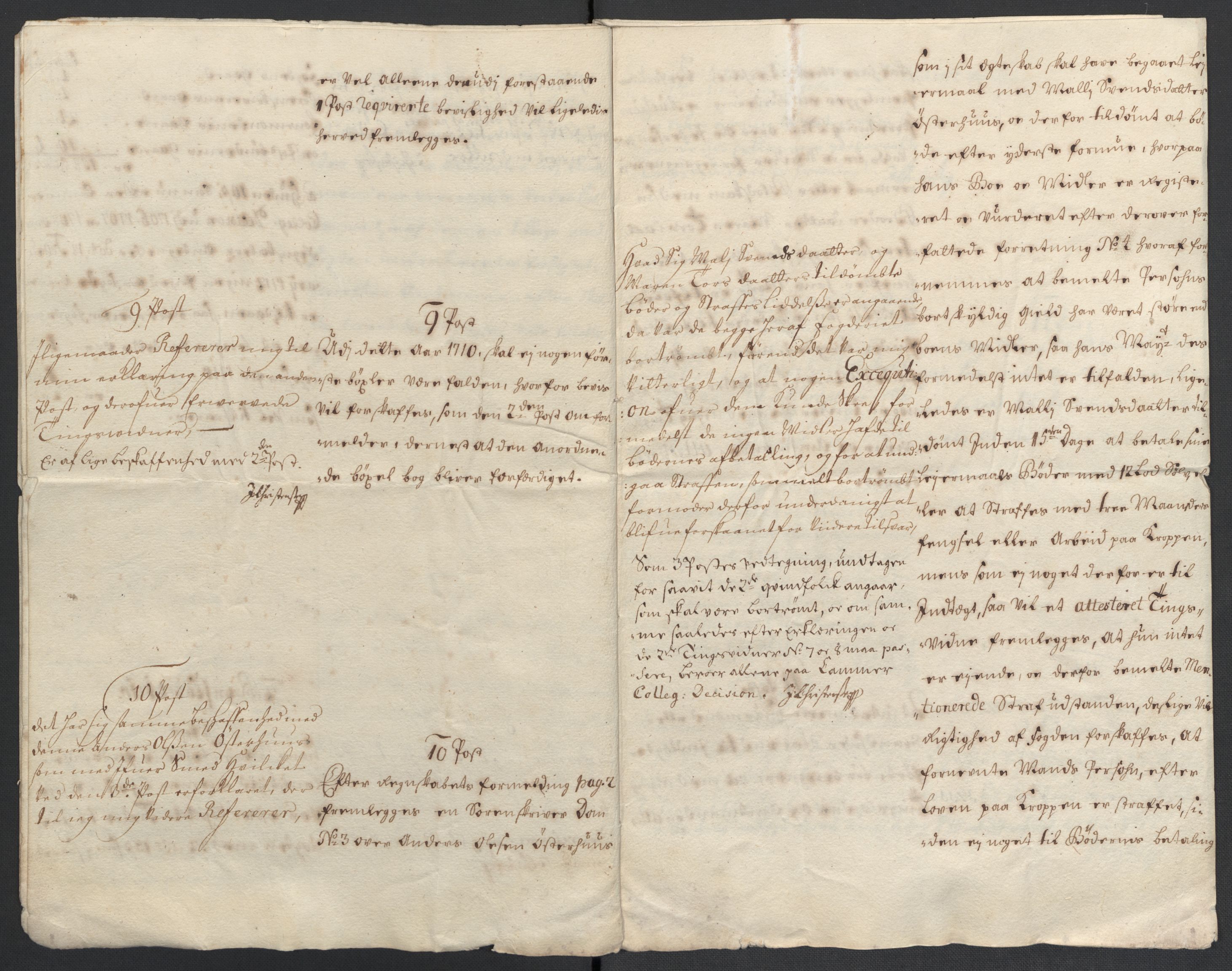 Rentekammeret inntil 1814, Reviderte regnskaper, Fogderegnskap, AV/RA-EA-4092/R39/L2319: Fogderegnskap Nedenes, 1710-1711, p. 128