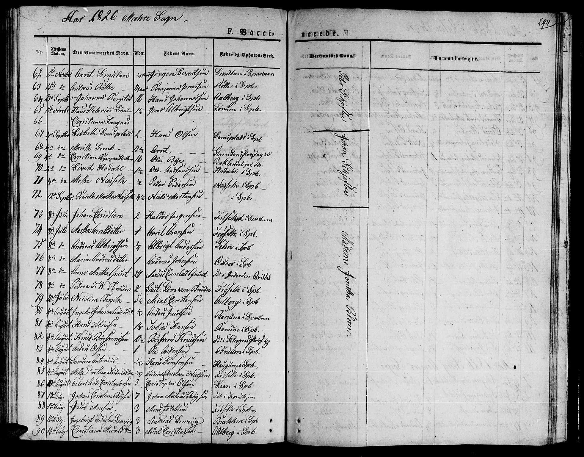 Ministerialprotokoller, klokkerbøker og fødselsregistre - Nord-Trøndelag, AV/SAT-A-1458/735/L0336: Parish register (official) no. 735A05 /1, 1825-1835, p. 294