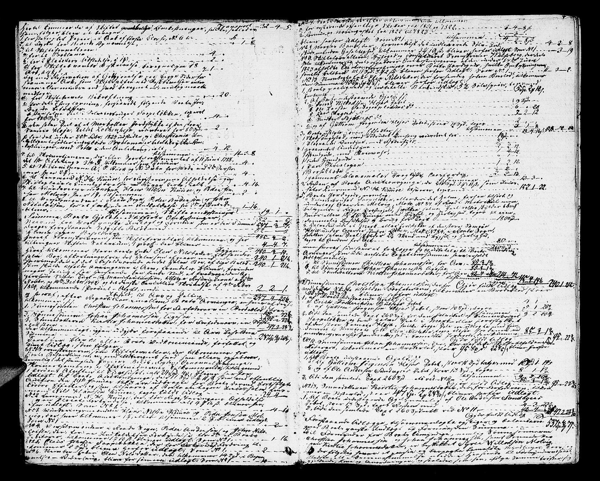 Moss sorenskriveri, SAO/A-10168, 1823-1834