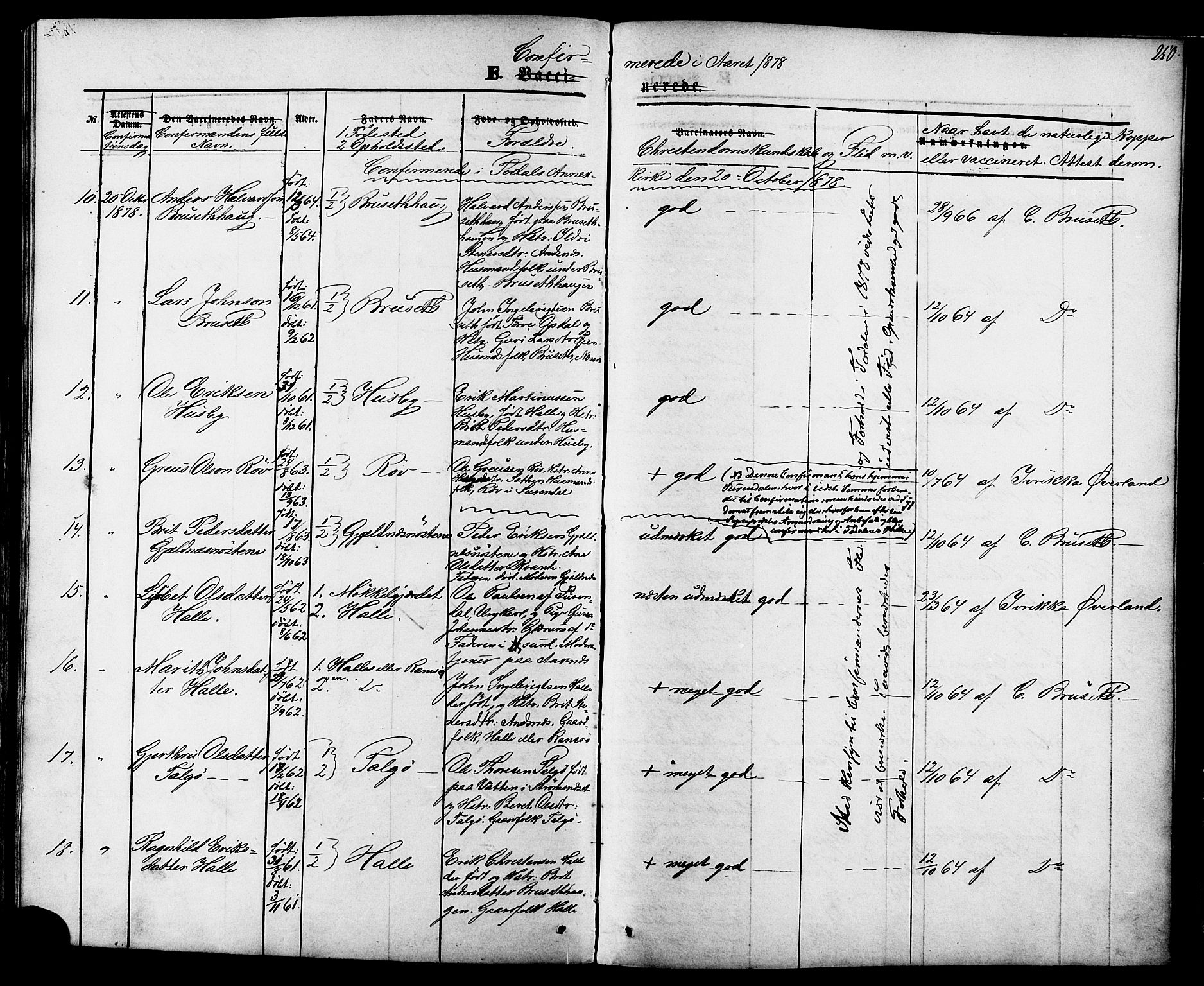 Ministerialprotokoller, klokkerbøker og fødselsregistre - Møre og Romsdal, AV/SAT-A-1454/592/L1027: Parish register (official) no. 592A05, 1865-1878, p. 250