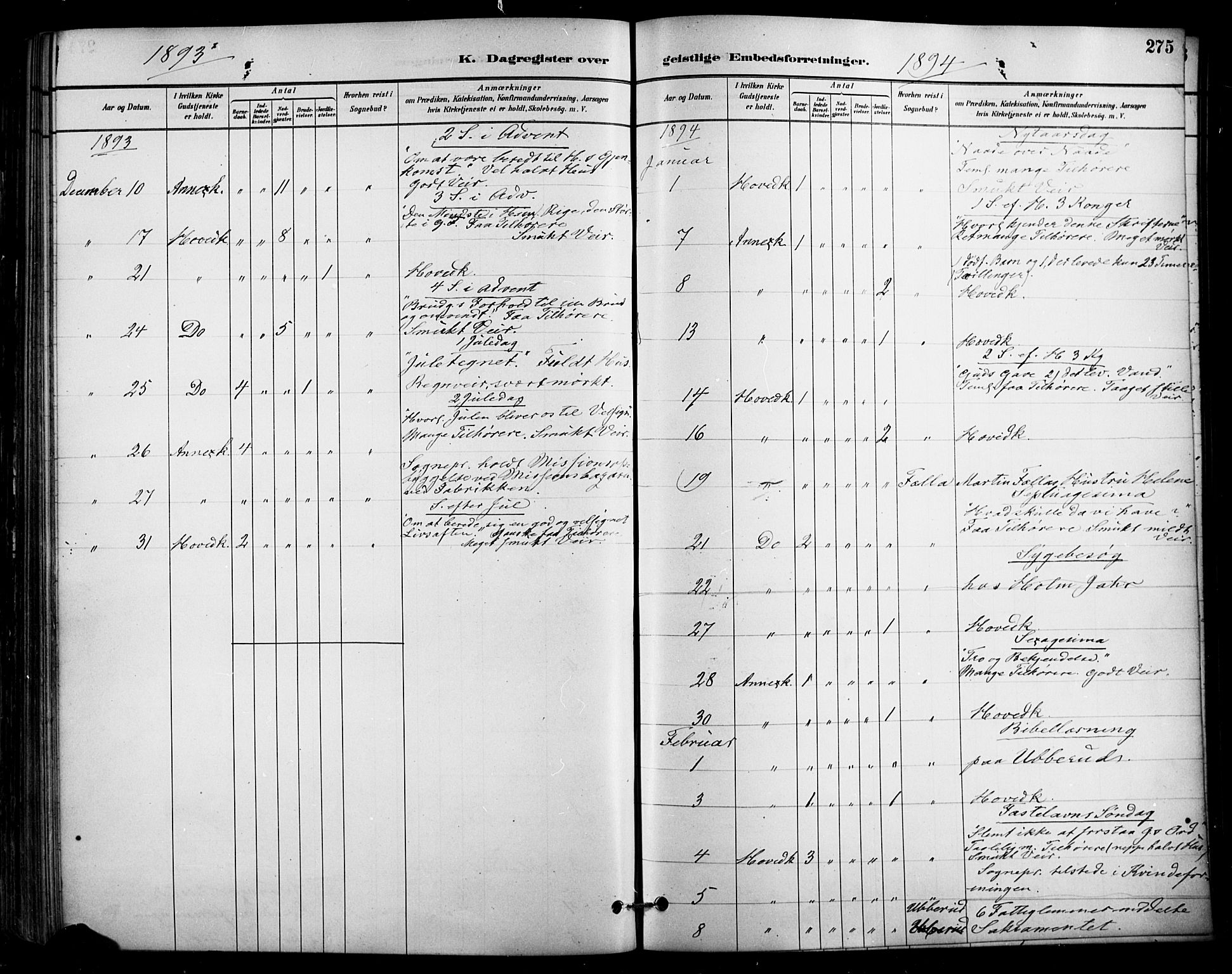 Enebakk prestekontor Kirkebøker, SAO/A-10171c/F/Fa/L0016: Parish register (official) no. I 16, 1883-1898, p. 275