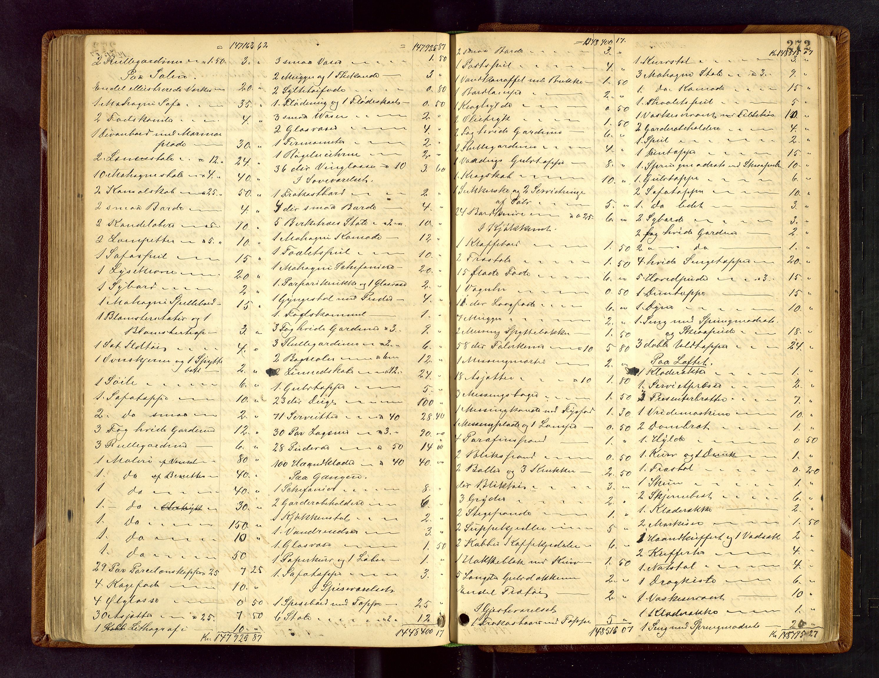 Stavanger skifteforvalter, AV/SAST-A-101412/001/5/53/533BA/L0001: Registreringsprotokoll, 1882-1902, p. 272