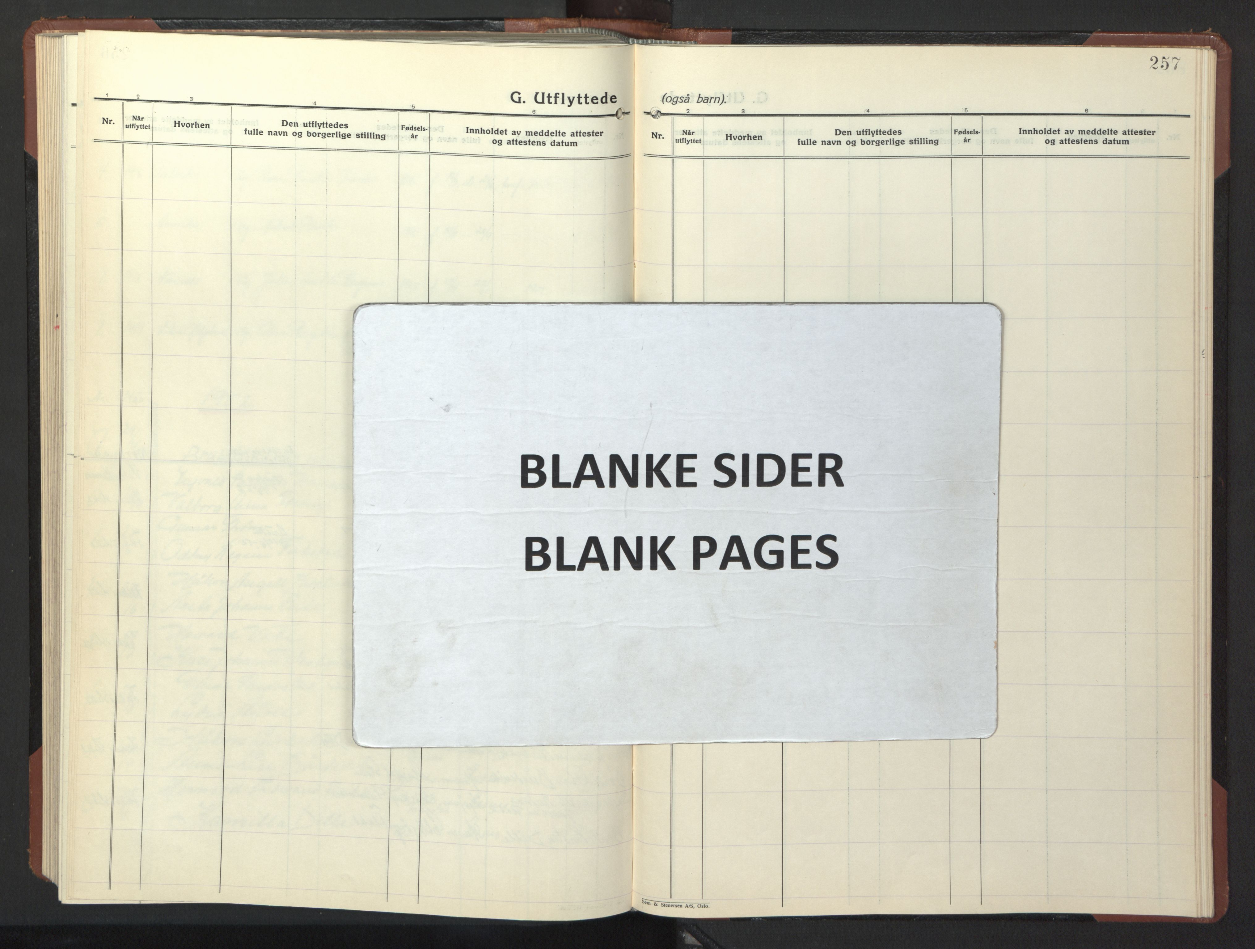 Ministerialprotokoller, klokkerbøker og fødselsregistre - Nord-Trøndelag, AV/SAT-A-1458/773/L0625: Parish register (copy) no. 773C01, 1910-1952, p. 257