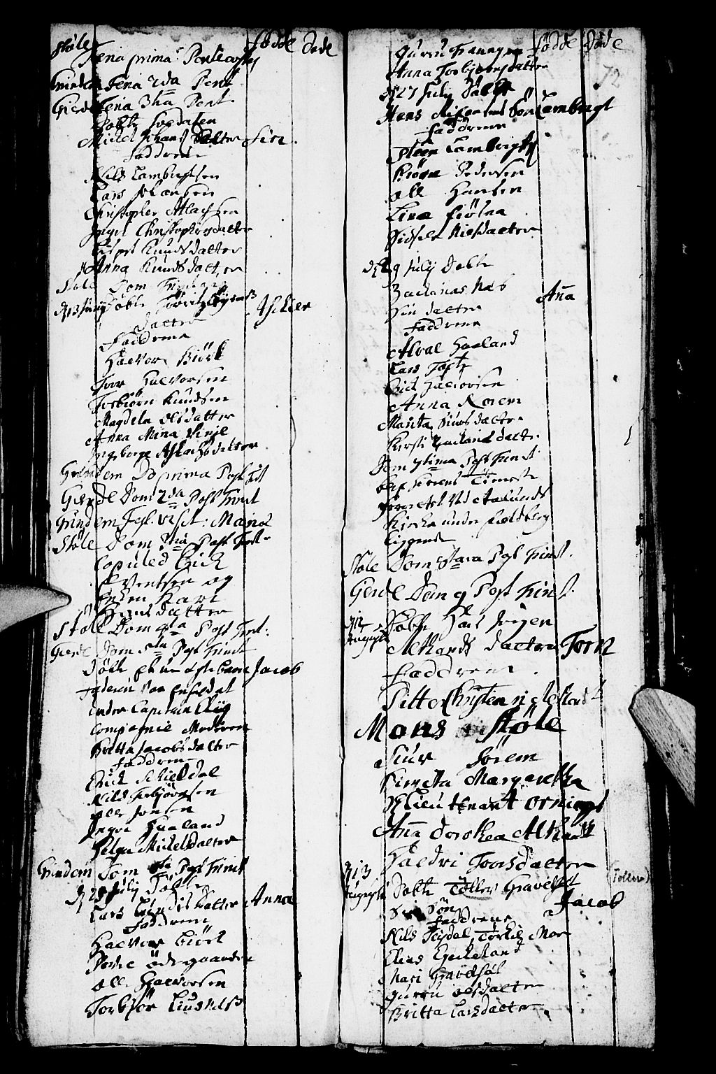 Etne sokneprestembete, AV/SAB-A-75001/H/Haa: Parish register (official) no. A 2, 1725-1755, p. 72