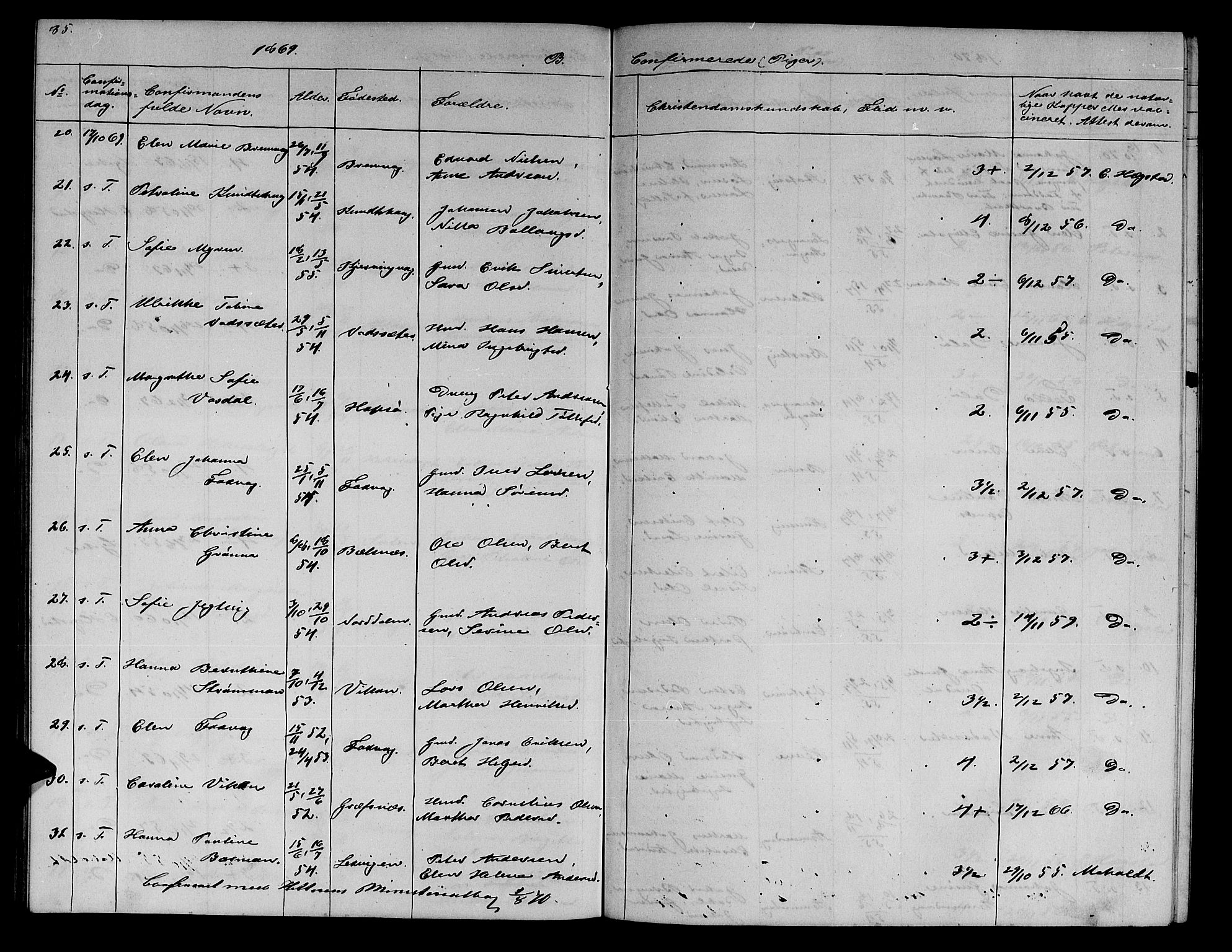 Ministerialprotokoller, klokkerbøker og fødselsregistre - Sør-Trøndelag, SAT/A-1456/634/L0539: Parish register (copy) no. 634C01, 1866-1873, p. 85