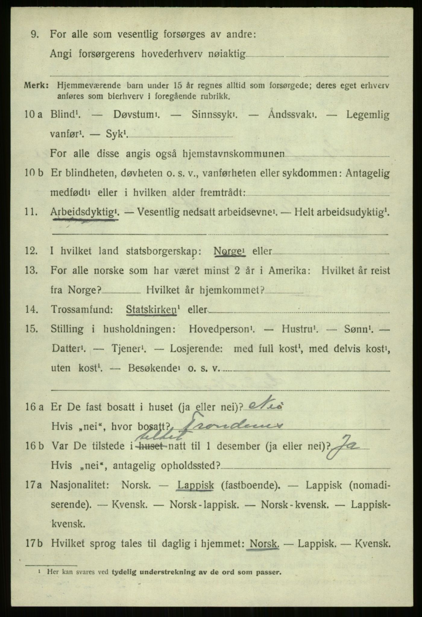 SATØ, 1920 census for Ibestad, 1920, p. 7687