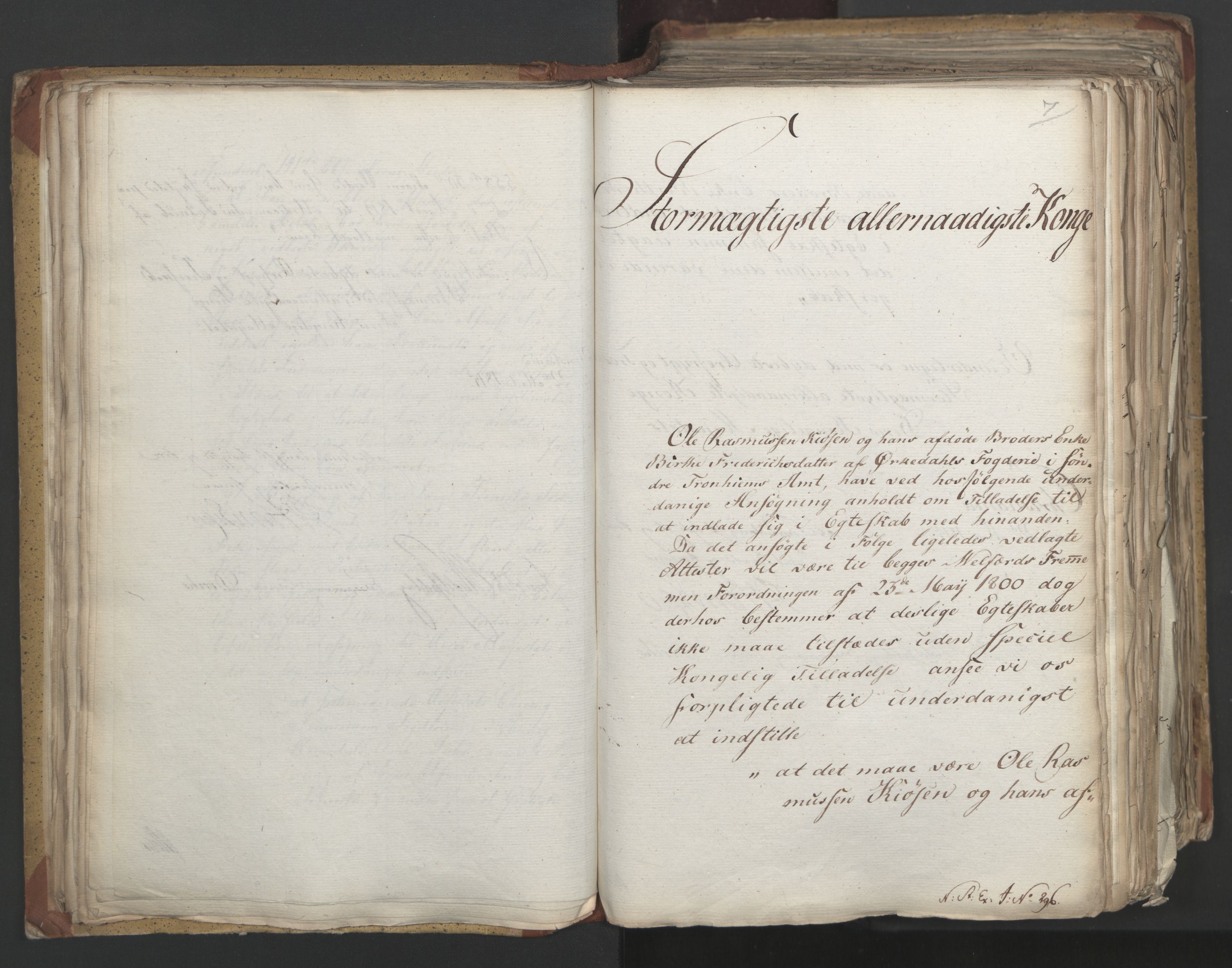 Statsrådsavdelingen i Stockholm, RA/S-1003/D/Da/L0002: Regjeringsinnstillinger nr. 263-518, 1815, p. 76