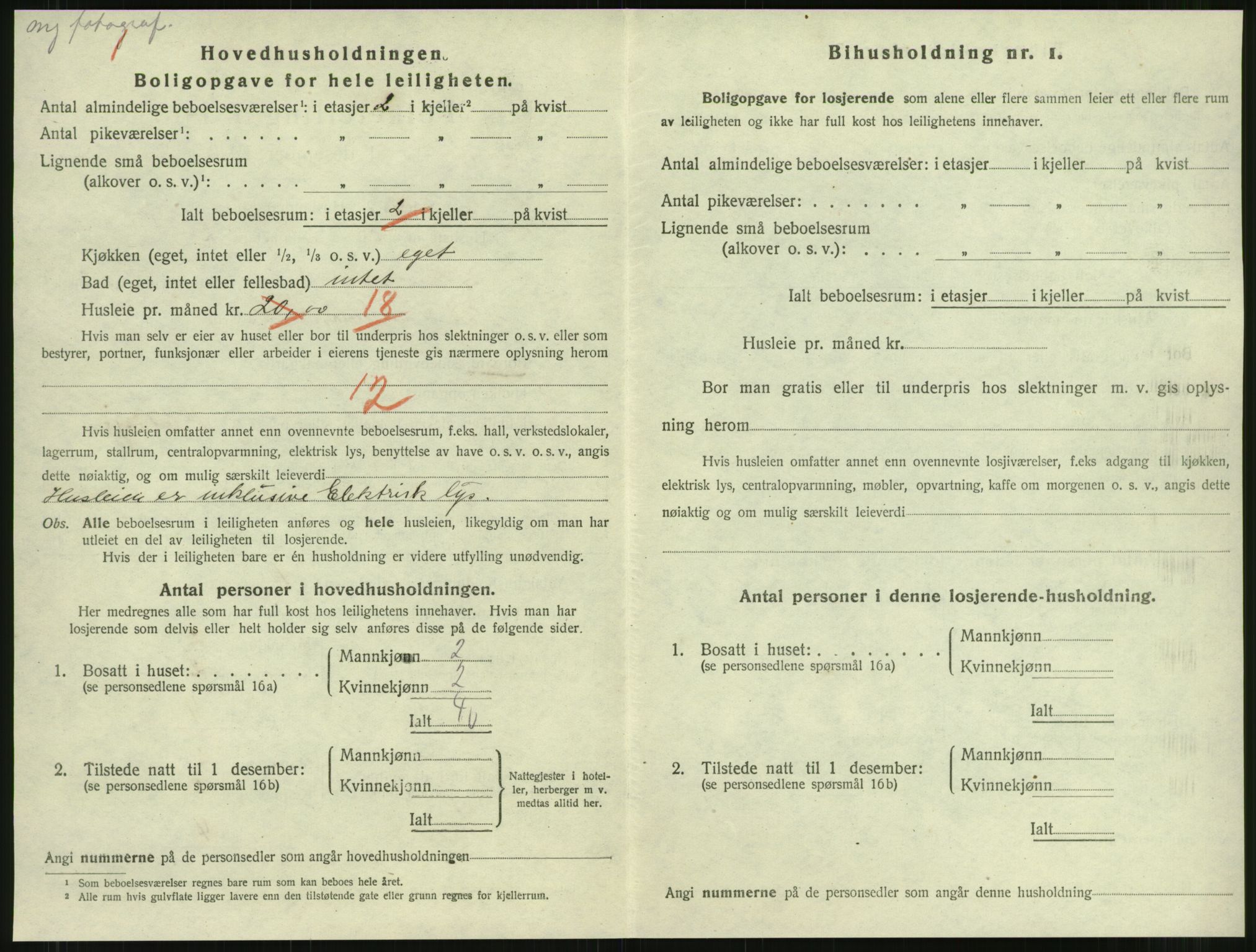 SAT, 1920 census for Namsos, 1920, p. 1054