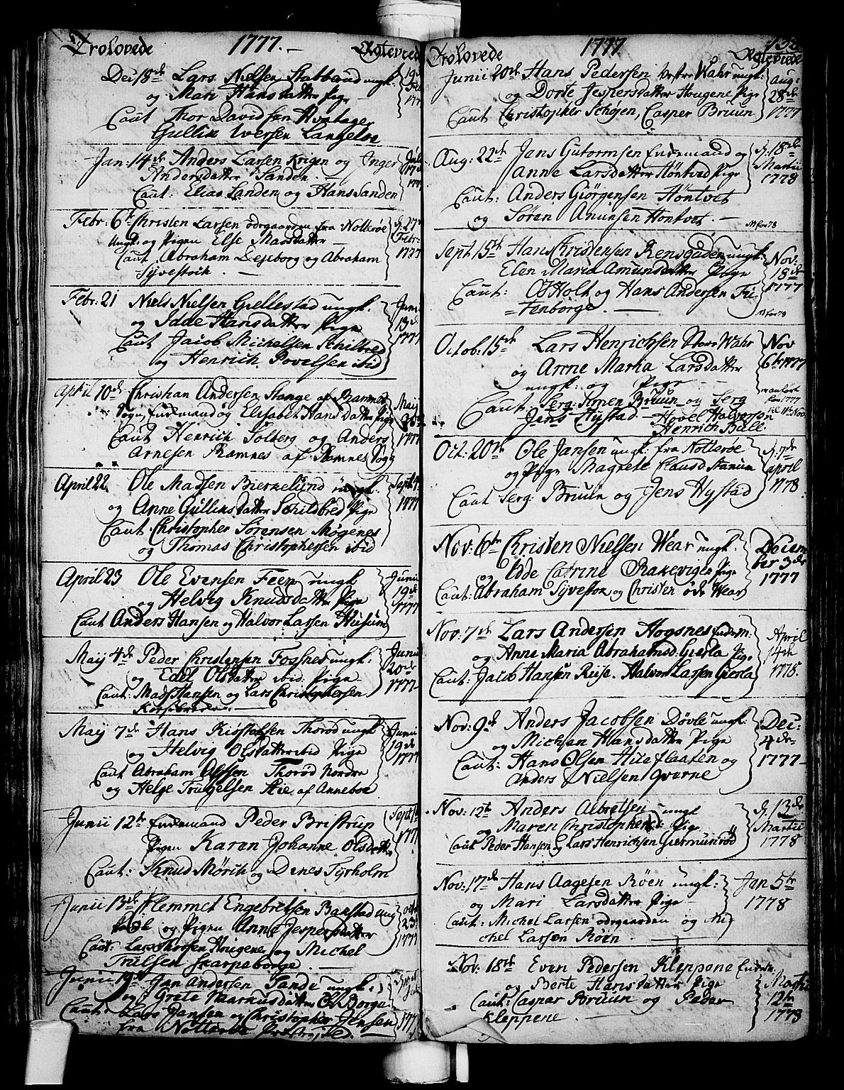 Stokke kirkebøker, AV/SAKO-A-320/F/Fa/L0003: Parish register (official) no. I 3, 1771-1803, p. 132