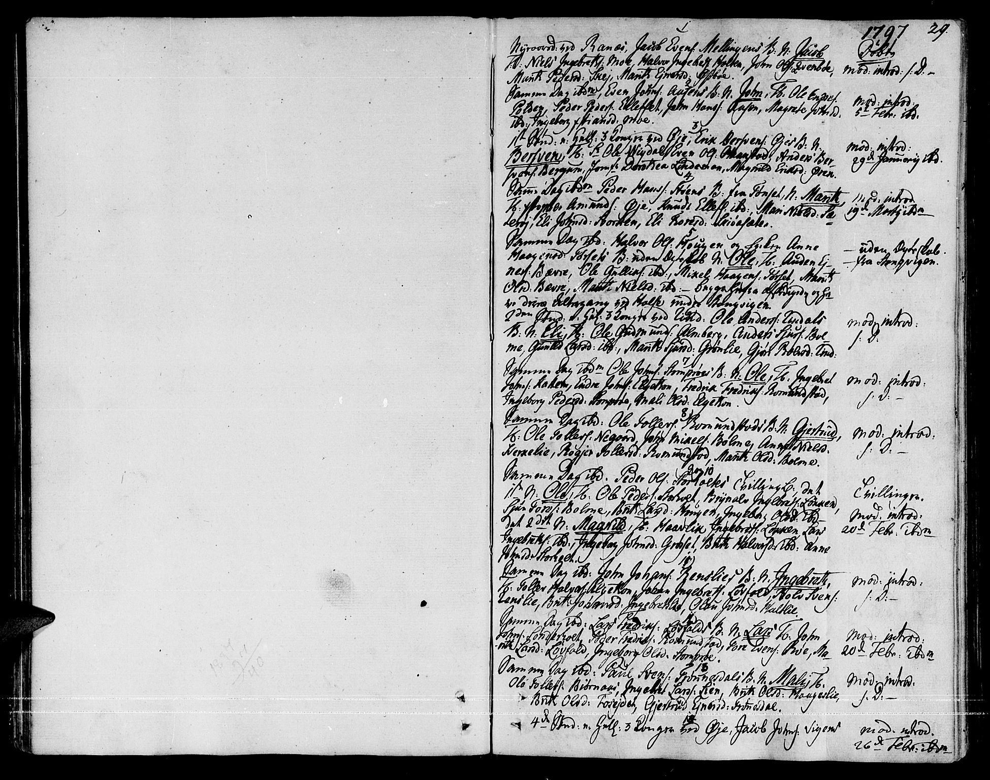Ministerialprotokoller, klokkerbøker og fødselsregistre - Møre og Romsdal, SAT/A-1454/595/L1040: Parish register (official) no. 595A02, 1797-1819, p. 29