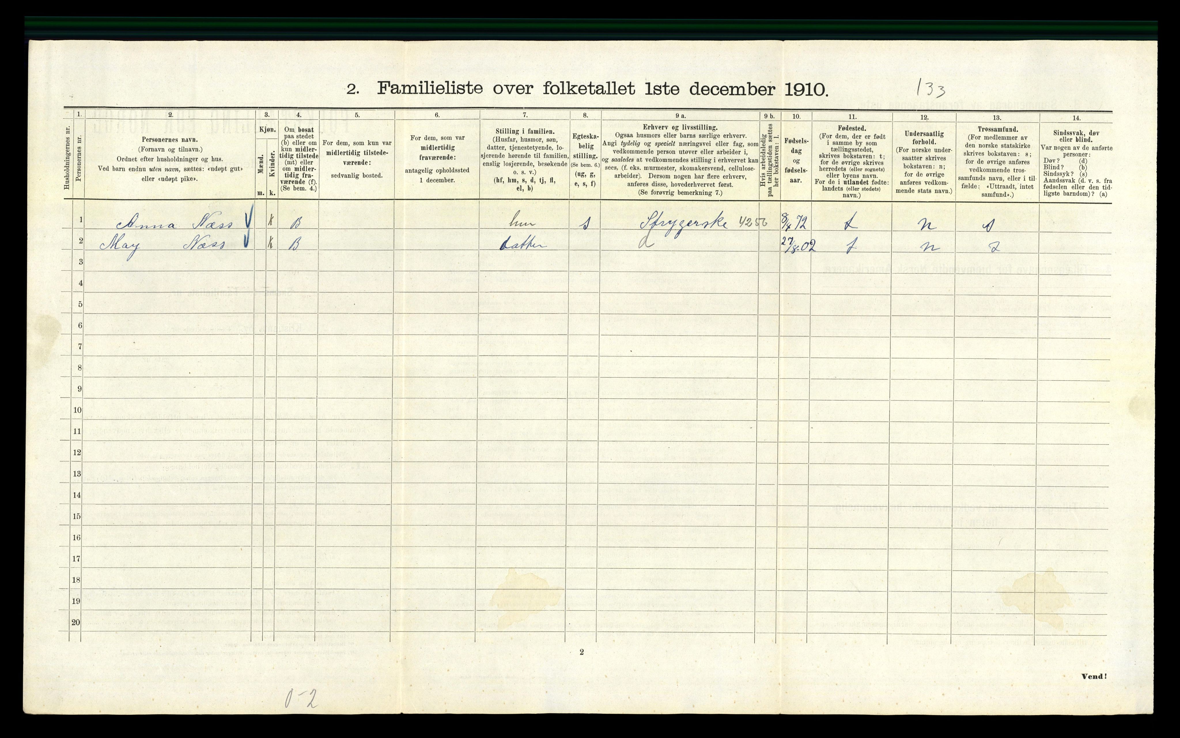 RA, 1910 census for Kristiania, 1910, p. 6150