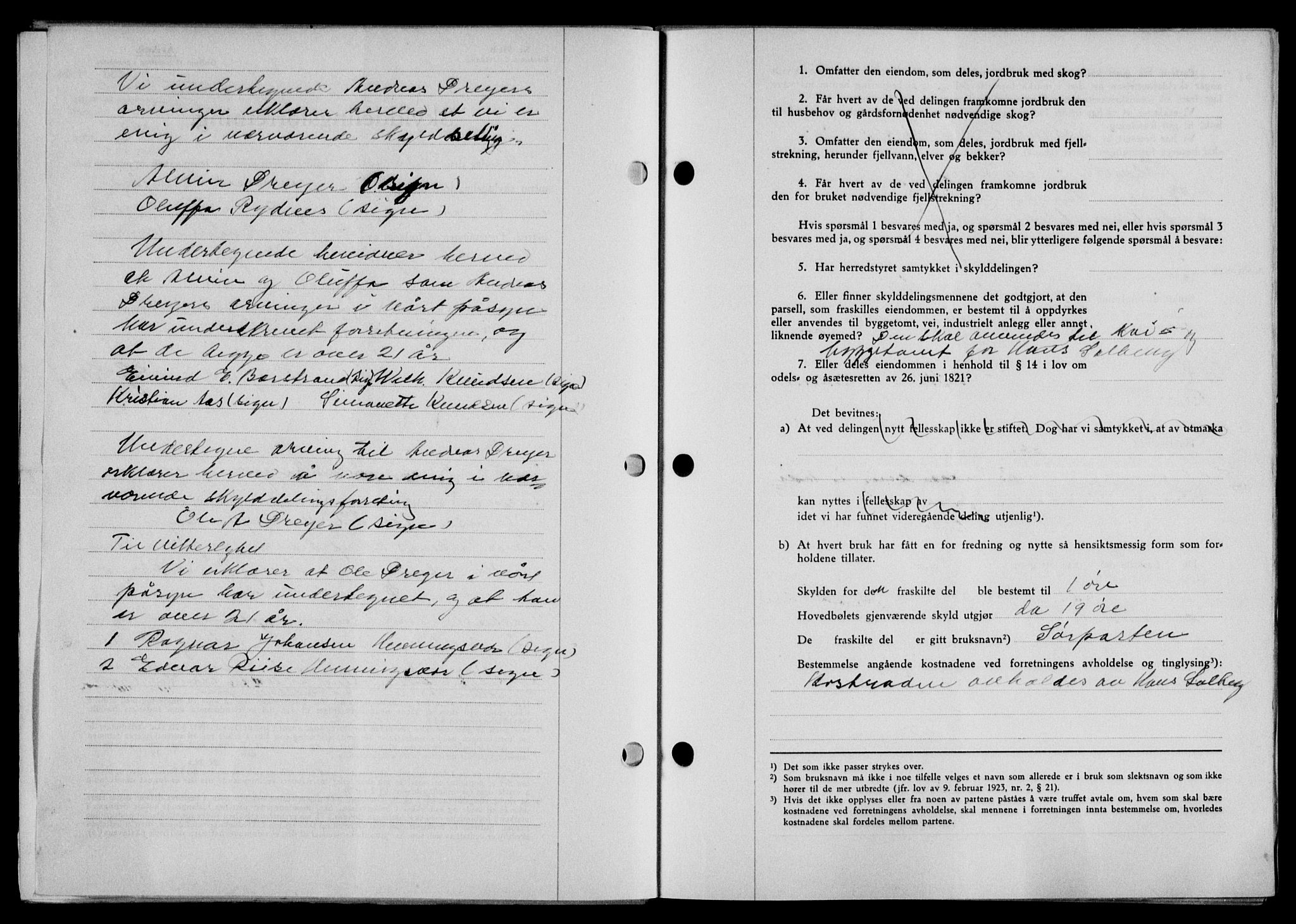 Lofoten sorenskriveri, SAT/A-0017/1/2/2C/L0012a: Mortgage book no. 12a, 1943-1944, Diary no: : 338/1944