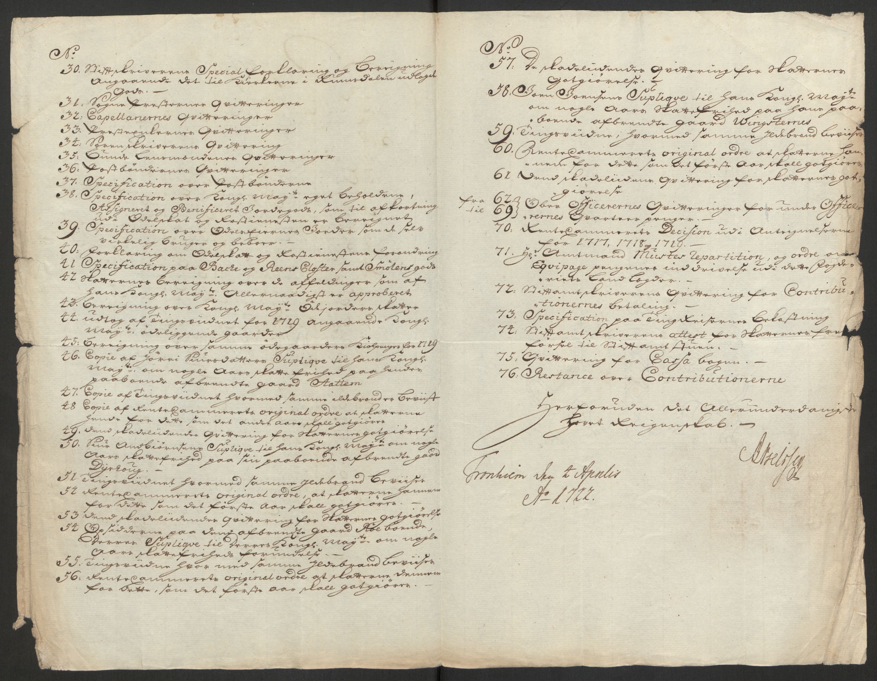 Rentekammeret inntil 1814, Reviderte regnskaper, Fogderegnskap, RA/EA-4092/R56/L3754: Fogderegnskap Nordmøre, 1721, p. 21