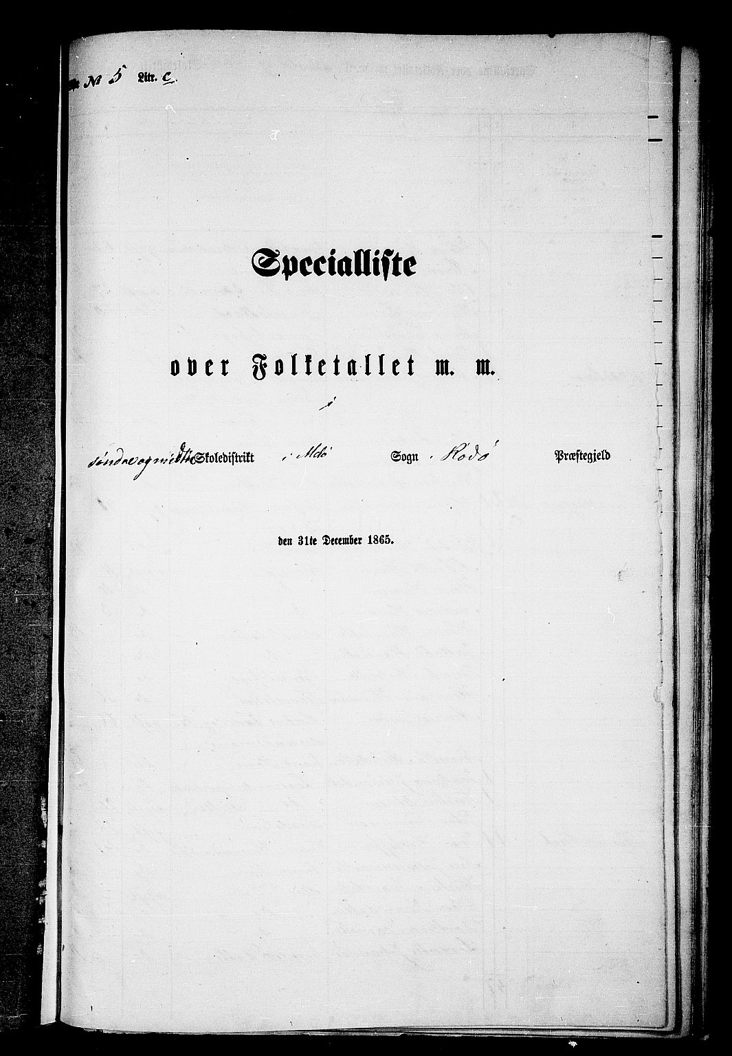 RA, 1865 census for Rødøy, 1865, p. 119