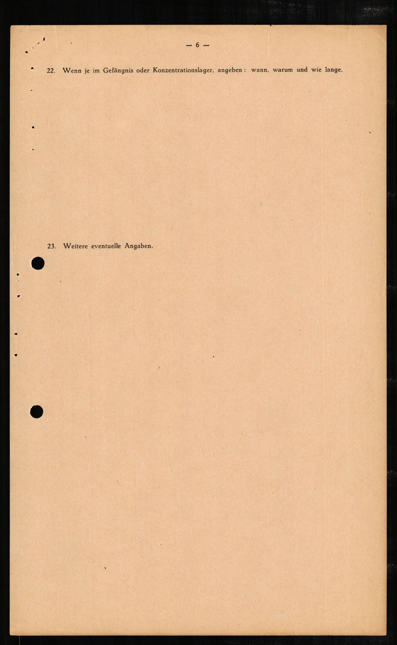 Forsvaret, Forsvarets overkommando II, RA/RAFA-3915/D/Db/L0003: CI Questionaires. Tyske okkupasjonsstyrker i Norge. Tyskere., 1945-1946, p. 469