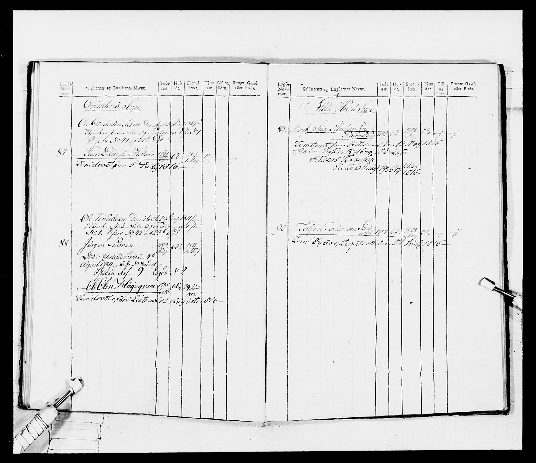 Generalitets- og kommissariatskollegiet, Det kongelige norske kommissariatskollegium, AV/RA-EA-5420/E/Eh/L0113: Vesterlenske nasjonale infanteriregiment, 1812, p. 660