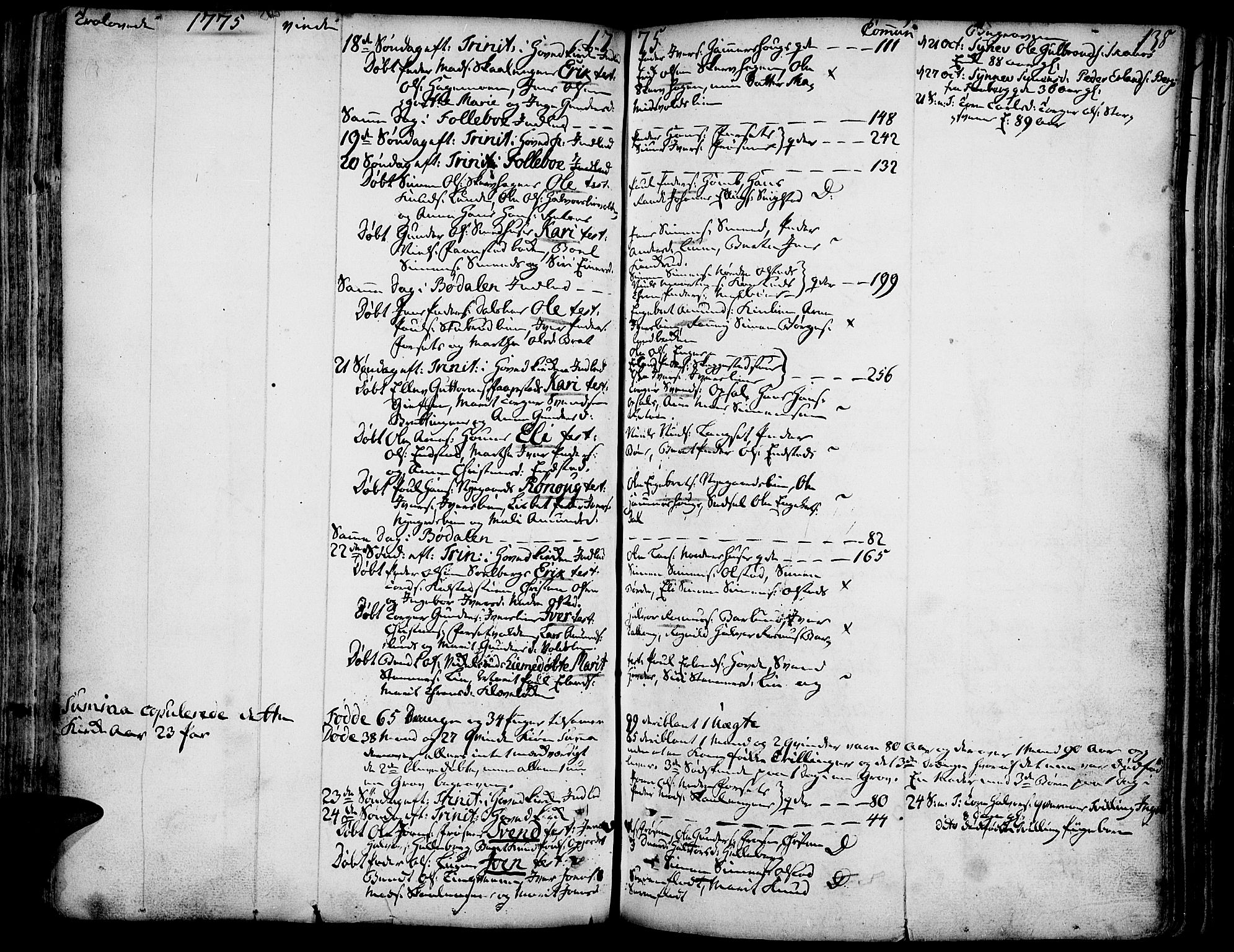 Gausdal prestekontor, SAH/PREST-090/H/Ha/Haa/L0003: Parish register (official) no. 3, 1758-1809, p. 138