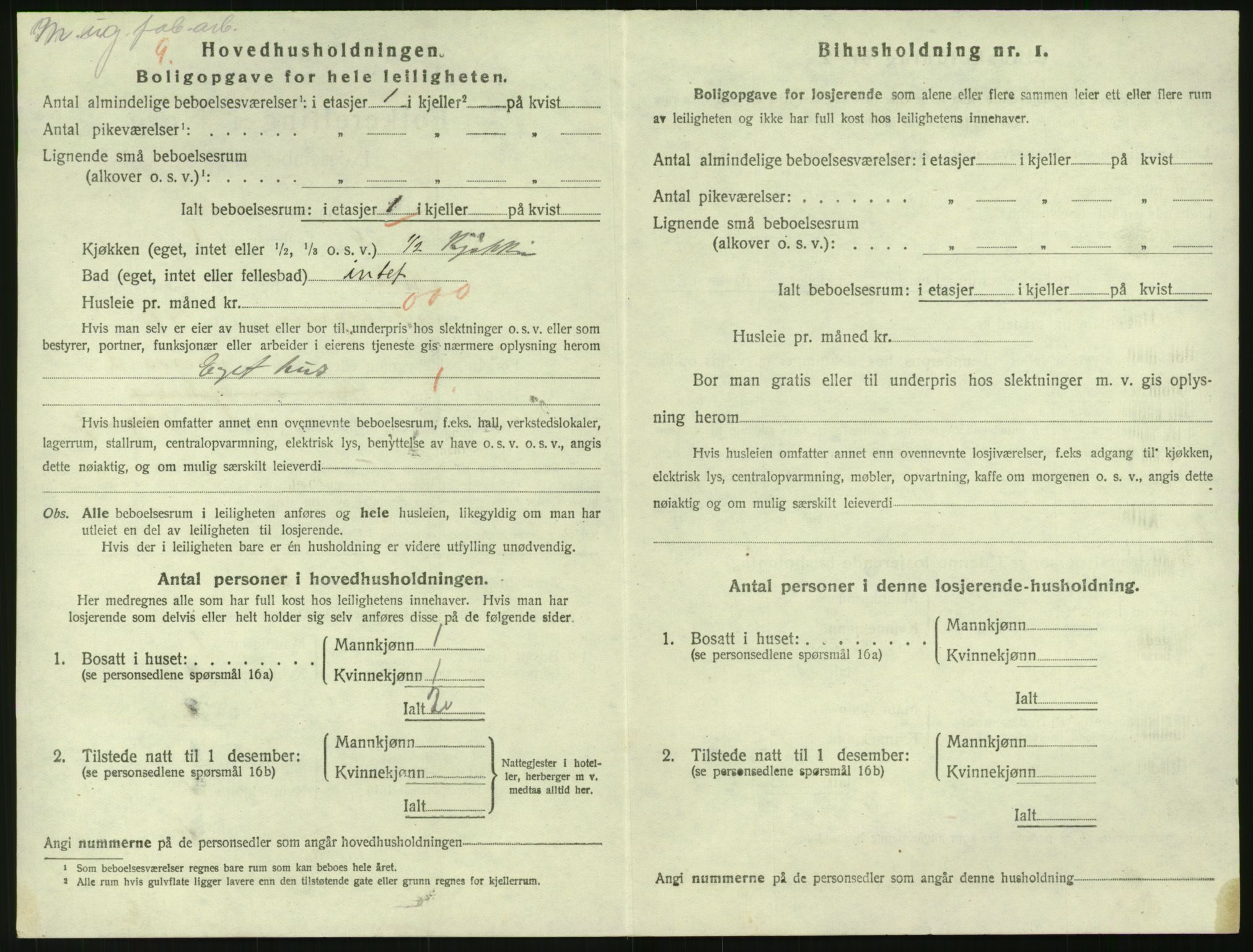 SAK, 1920 census for Risør, 1920, p. 2130