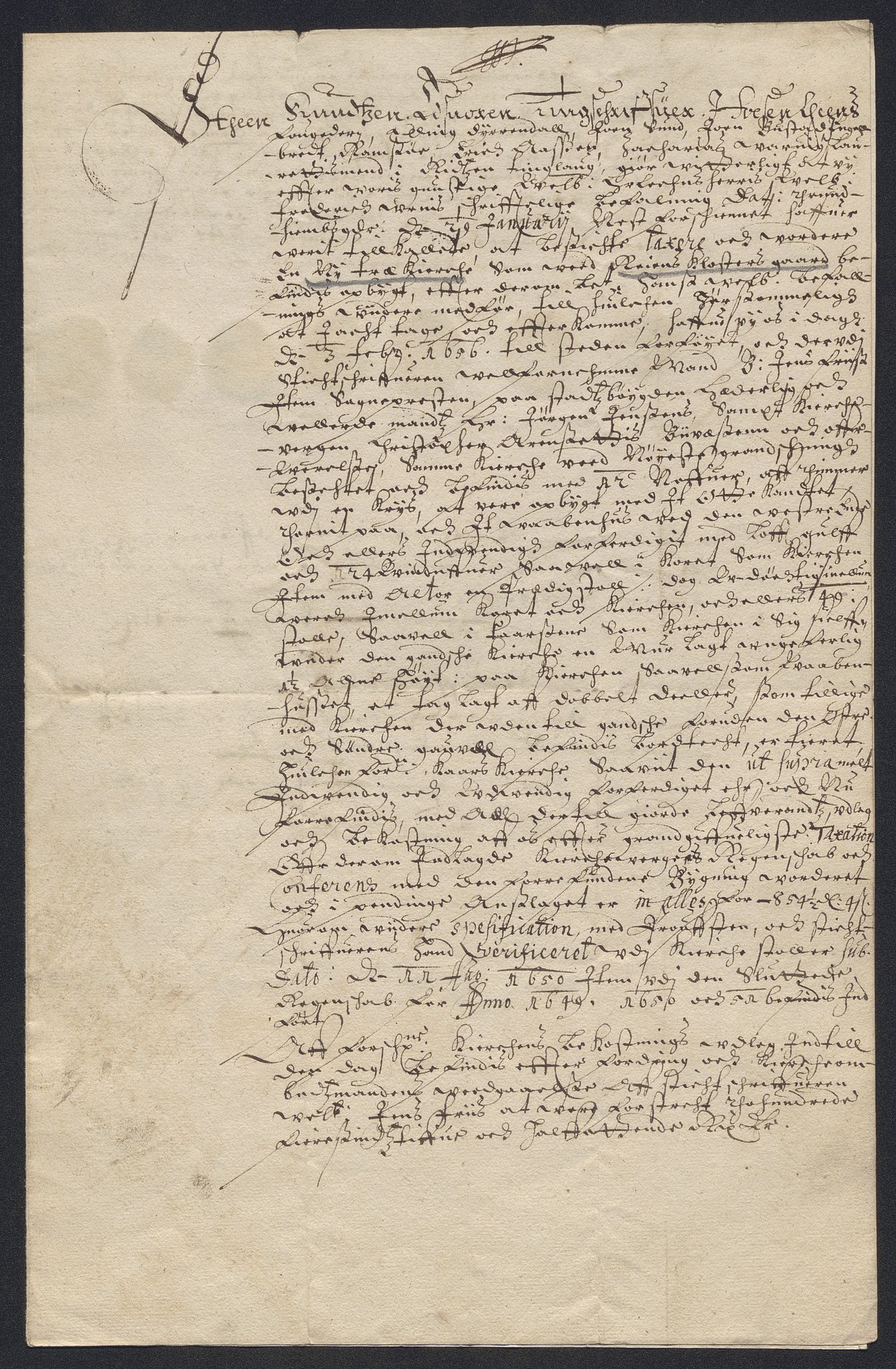 Rentekammeret inntil 1814, Reviderte regnskaper, Kirkeregnskap, AV/RA-EA-4067/Rf/L0113: Kirkeregnskap, 1641-1656, p. 242