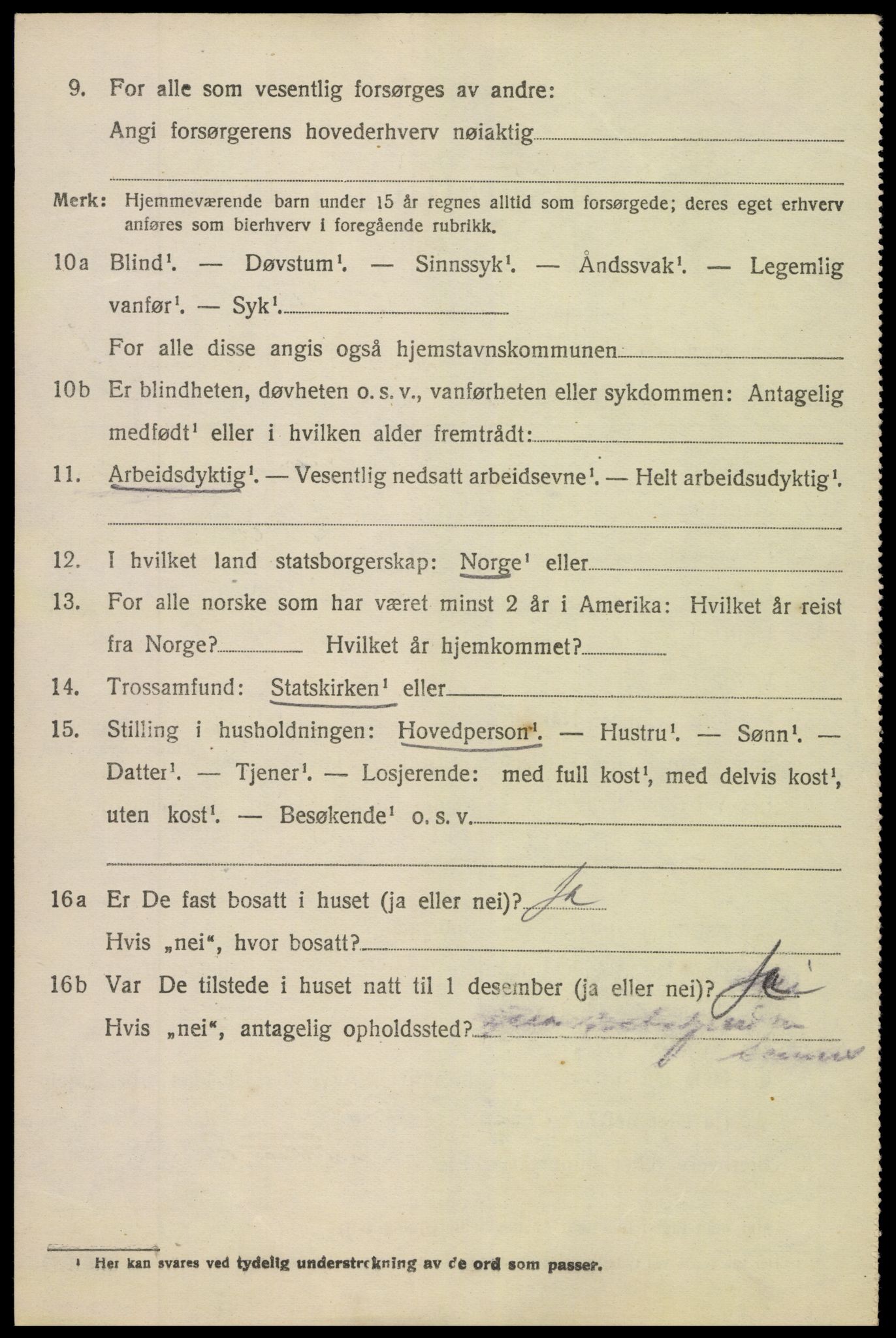 SAK, 1920 census for Søndeled, 1920, p. 1700
