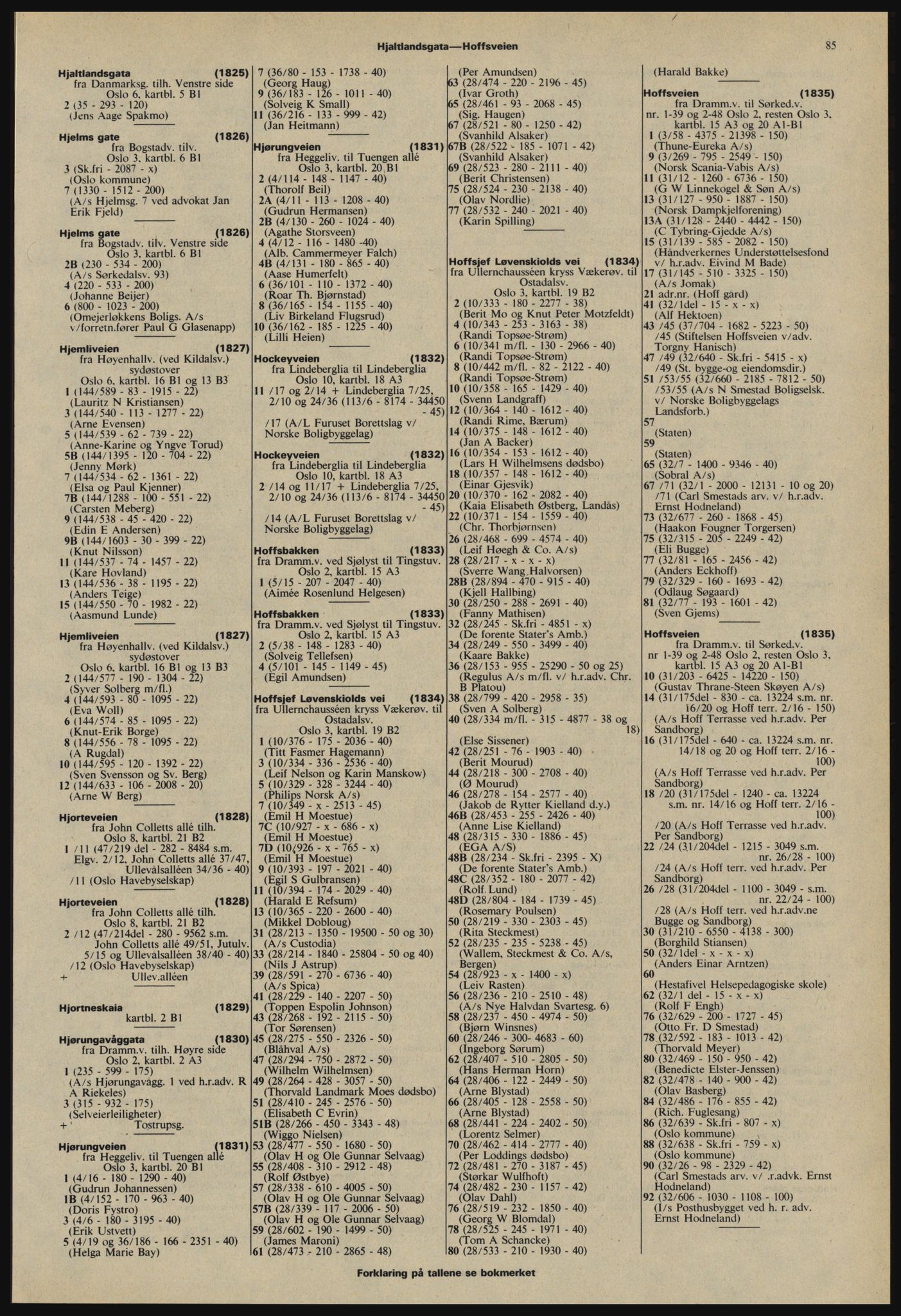 Kristiania/Oslo adressebok, PUBL/-, 1978-1979, p. 85