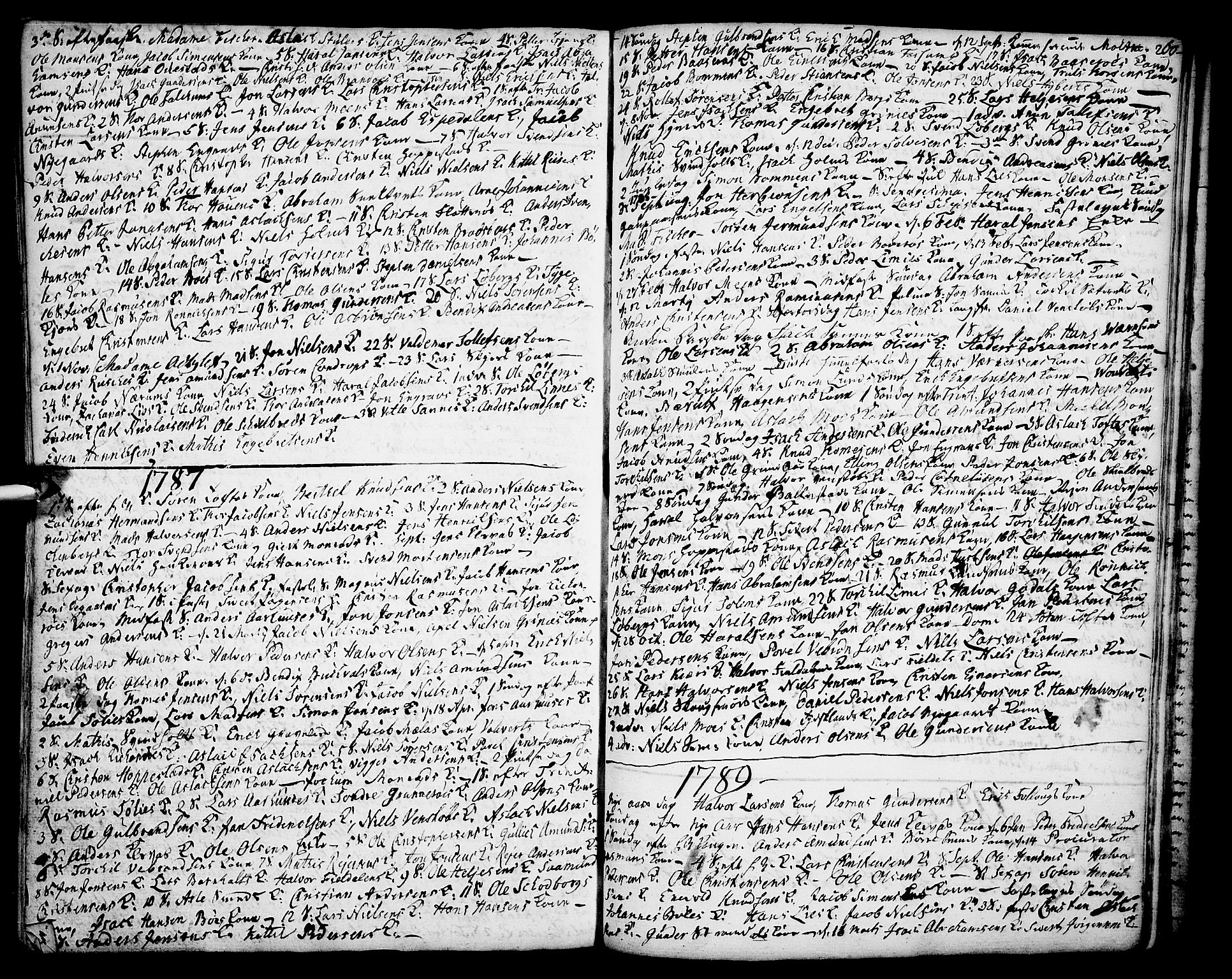 Gjerpen kirkebøker, SAKO/A-265/F/Fa/L0002: Parish register (official) no. I 2, 1747-1795, p. 260
