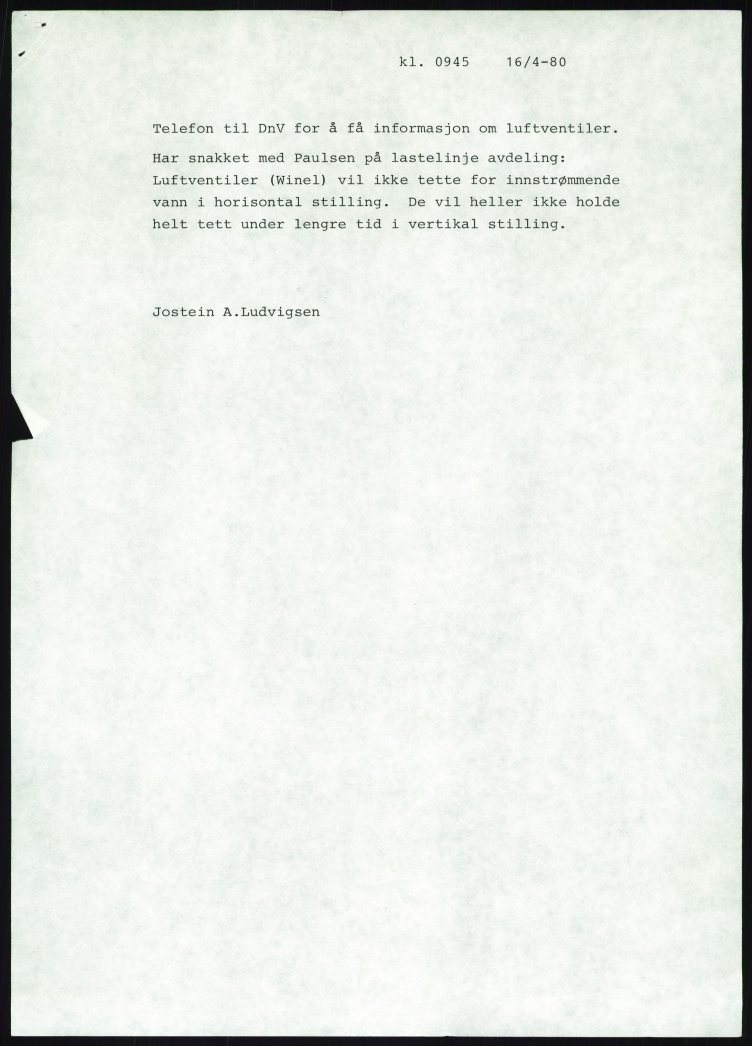 Justisdepartementet, Granskningskommisjonen ved Alexander Kielland-ulykken 27.3.1980, AV/RA-S-1165/D/L0019: S Værforhold (Doku.liste + S1-S5 av 5)/ T (T1-T2)/ U Stabilitet (Doku.liste + U1-U5 av 5), 1980-1981, p. 1018