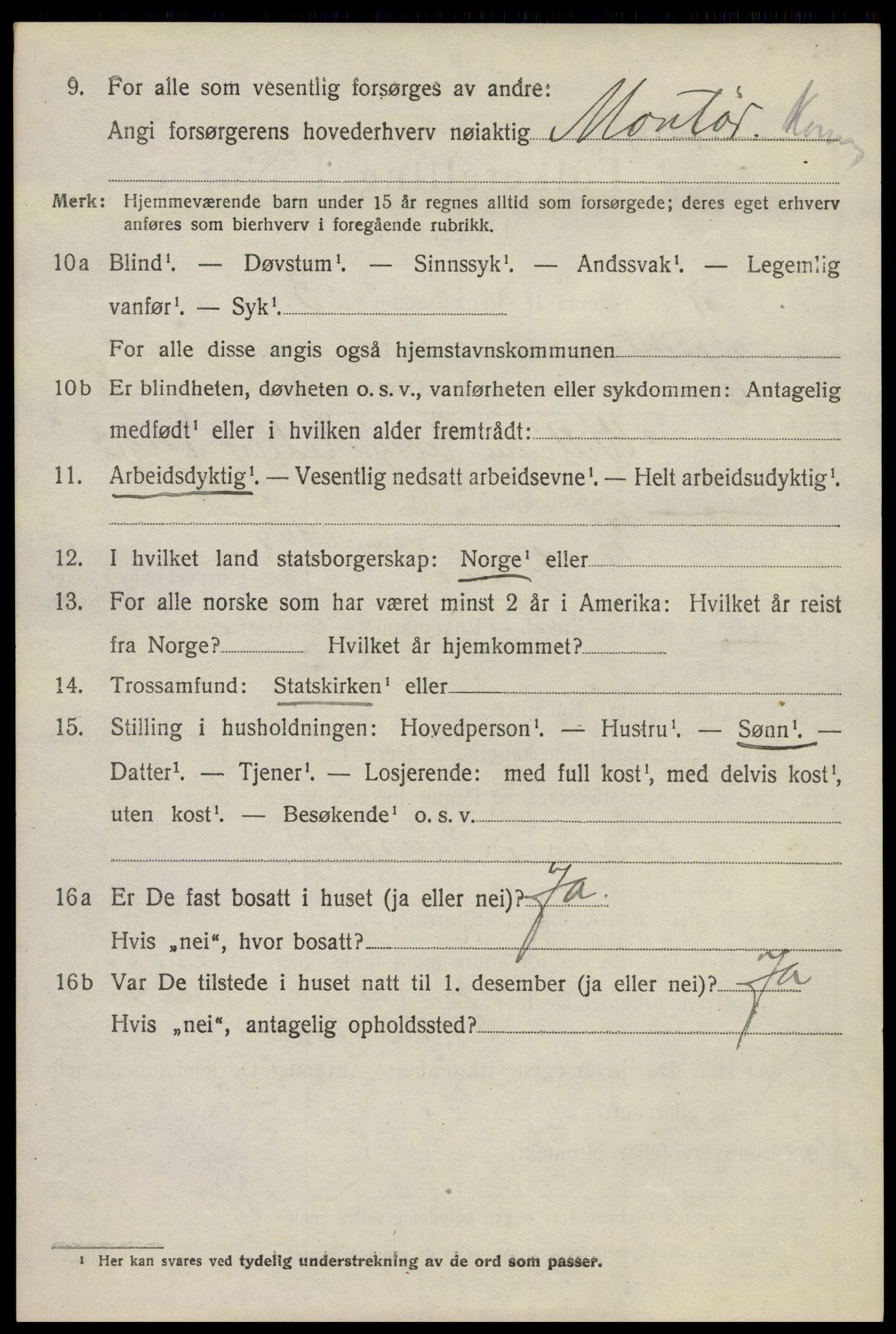 SAKO, 1920 census for Tjøme, 1920, p. 3416