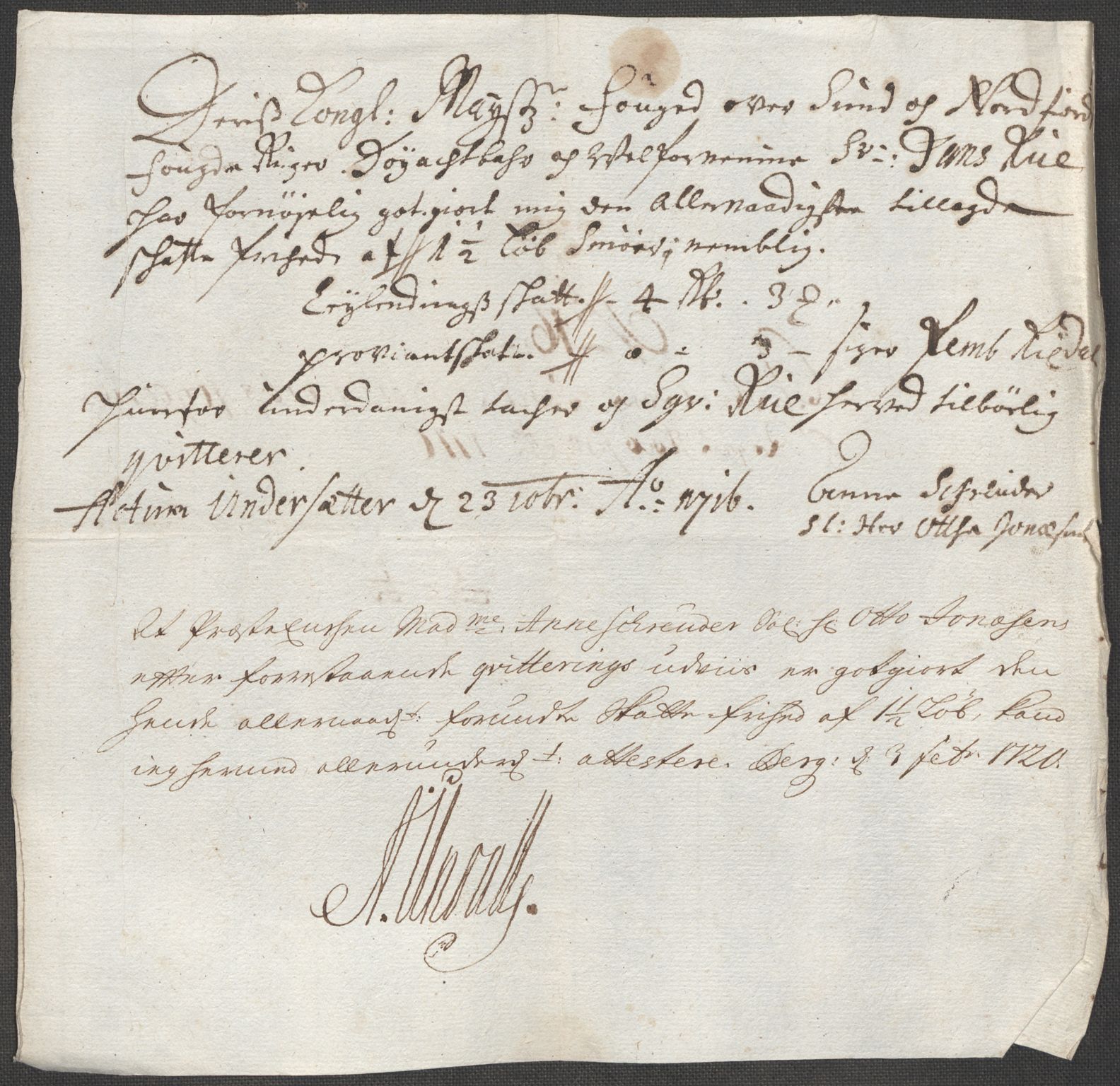 Rentekammeret inntil 1814, Reviderte regnskaper, Fogderegnskap, RA/EA-4092/R53/L3440: Fogderegnskap Sunn- og Nordfjord, 1716, p. 103