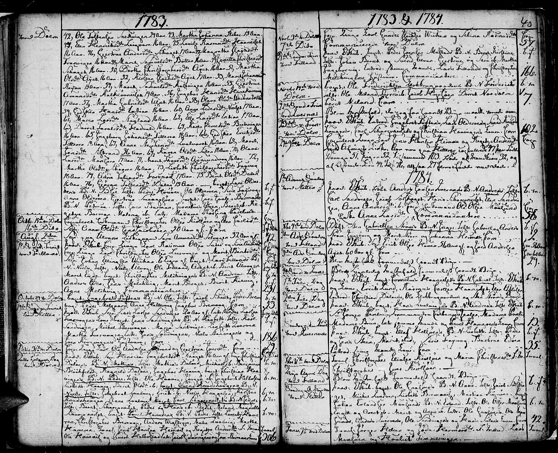 Ministerialprotokoller, klokkerbøker og fødselsregistre - Sør-Trøndelag, SAT/A-1456/634/L0526: Parish register (official) no. 634A02, 1775-1818, p. 40