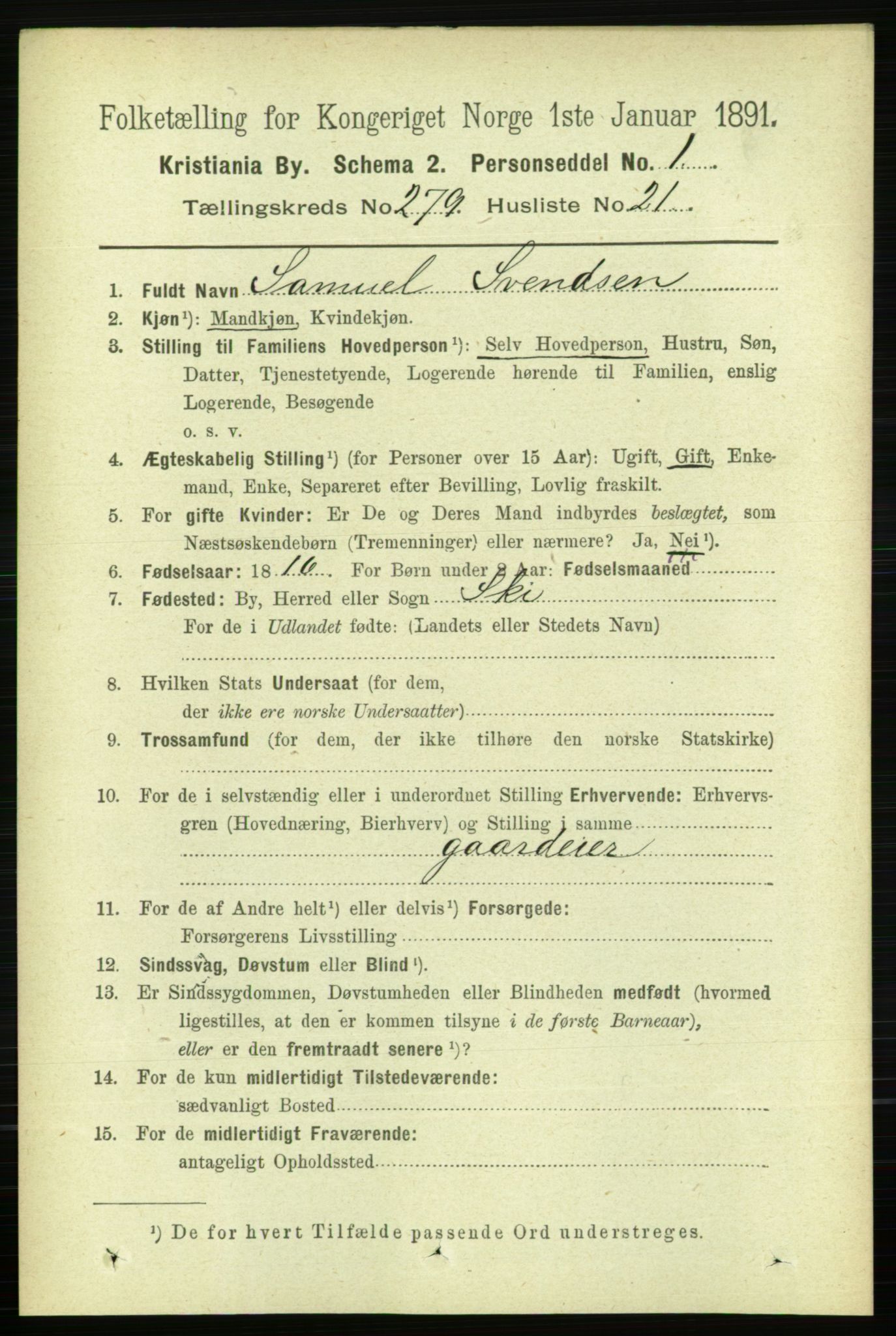 RA, 1891 census for 0301 Kristiania, 1891, p. 169860