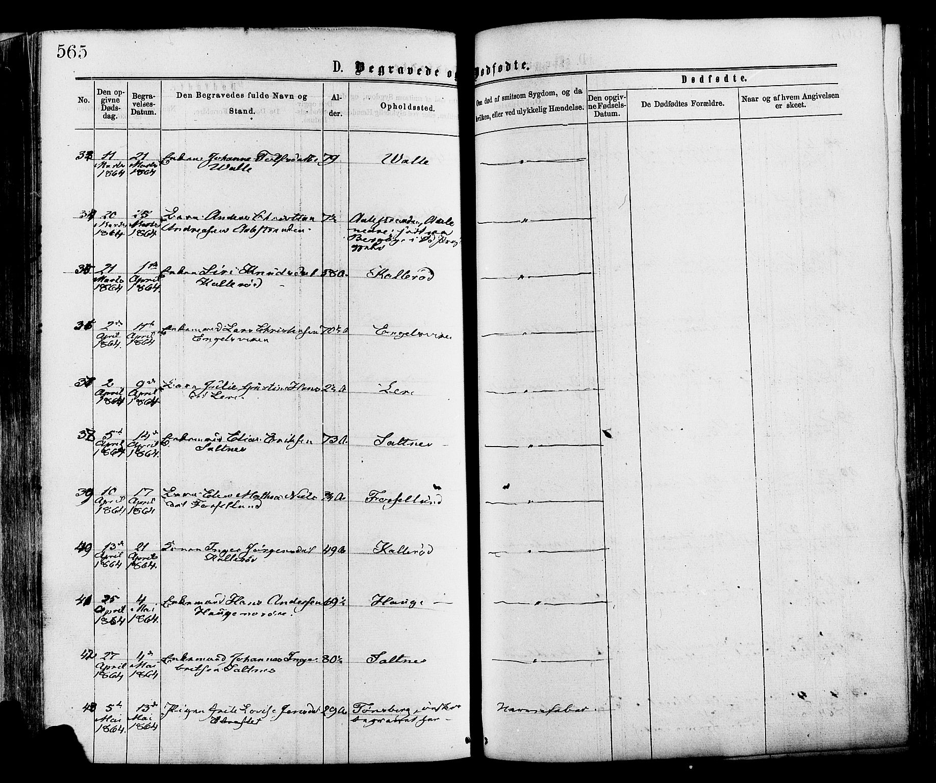 Onsøy prestekontor Kirkebøker, AV/SAO-A-10914/F/Fa/L0004: Parish register (official) no. I 4, 1861-1877, p. 565