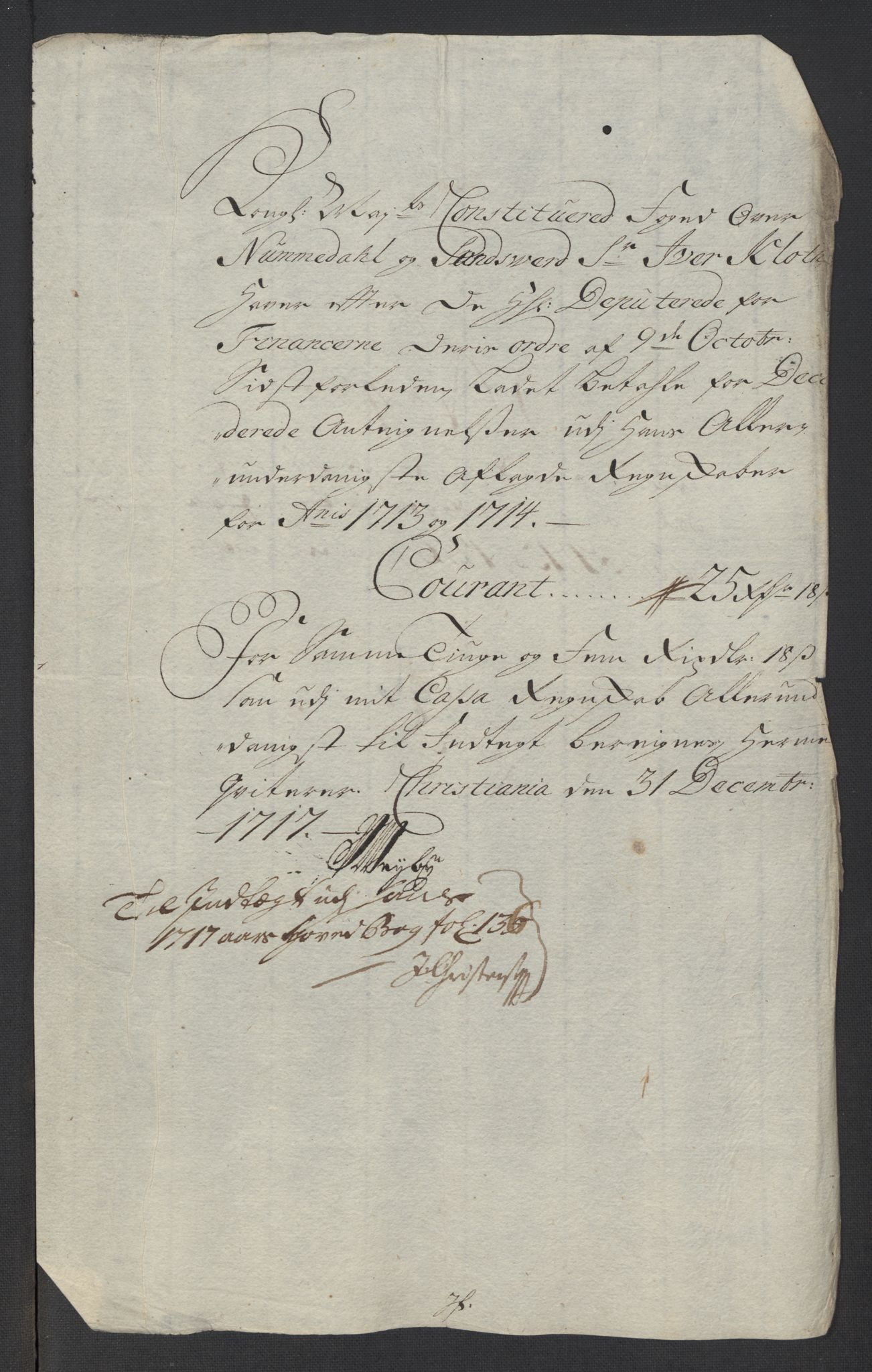 Rentekammeret inntil 1814, Reviderte regnskaper, Fogderegnskap, AV/RA-EA-4092/R24/L1592: Fogderegnskap Numedal og Sandsvær, 1716, p. 404