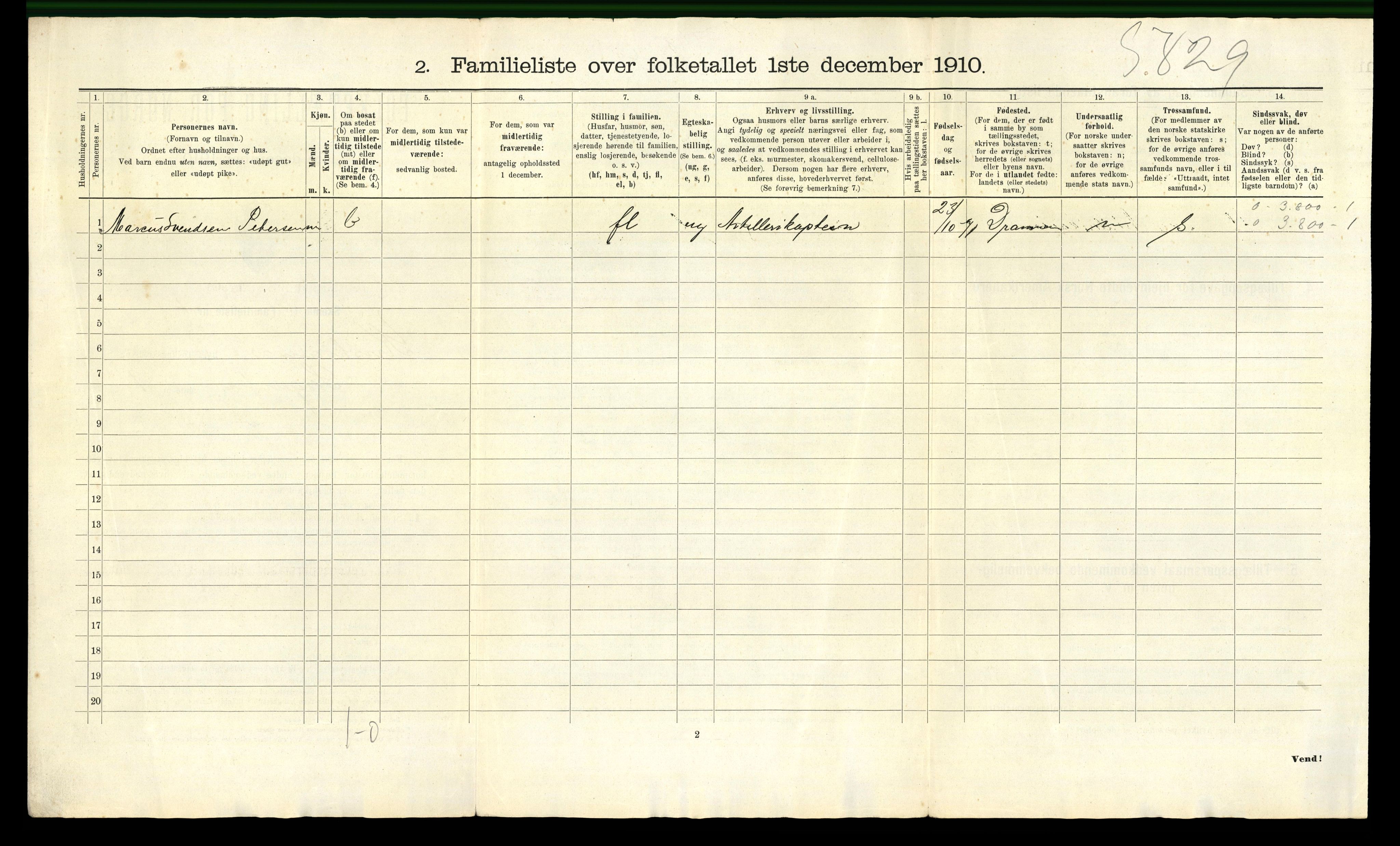 RA, 1910 census for Kristiania, 1910, p. 95232