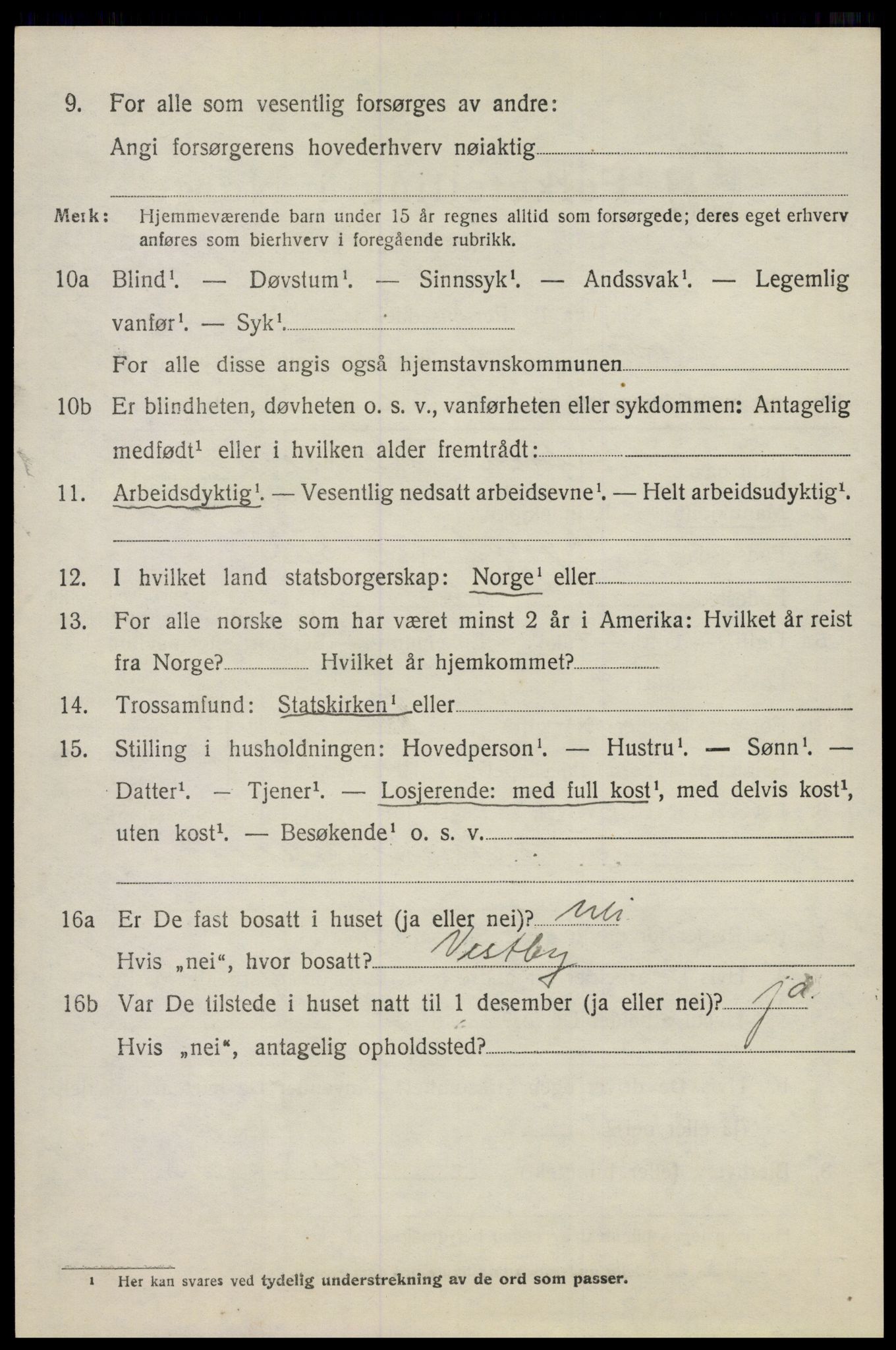 SAO, 1920 census for Hobøl, 1920, p. 5321