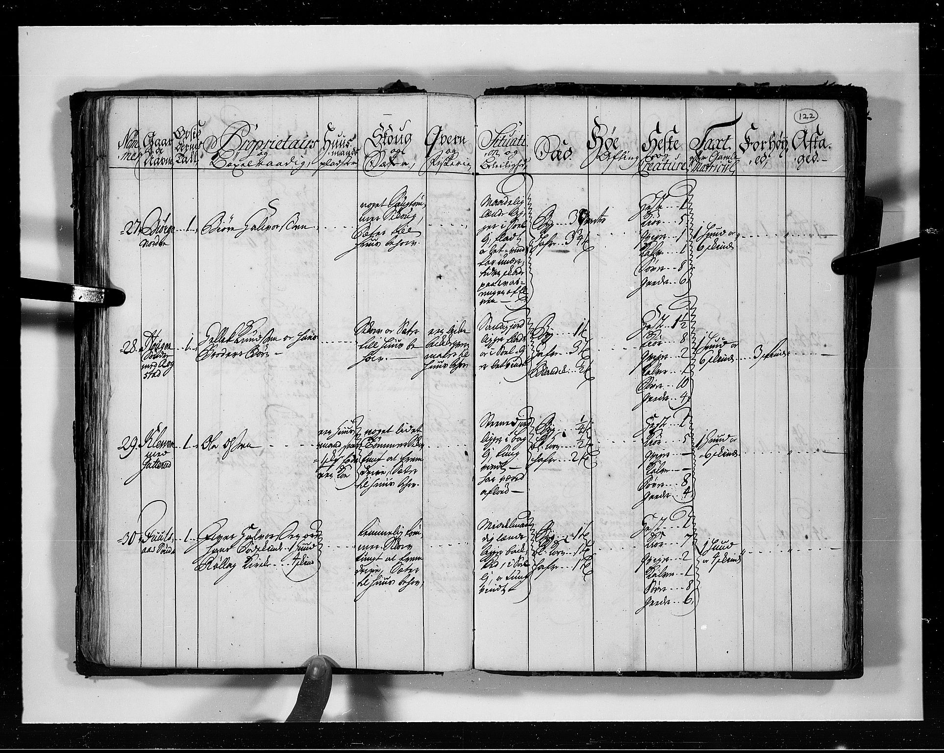 Rentekammeret inntil 1814, Realistisk ordnet avdeling, AV/RA-EA-4070/N/Nb/Nbf/L0113: Numedal og Sandsvær eksaminasjonsprotokoll, 1723, p. 121b-122a