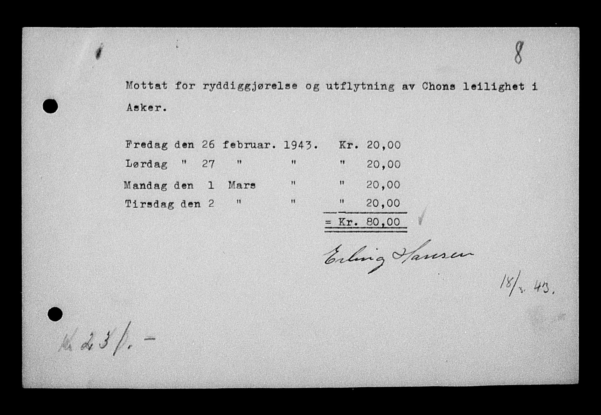 Justisdepartementet, Tilbakeføringskontoret for inndratte formuer, AV/RA-S-1564/H/Hc/Hcc/L0928: --, 1945-1947, p. 454