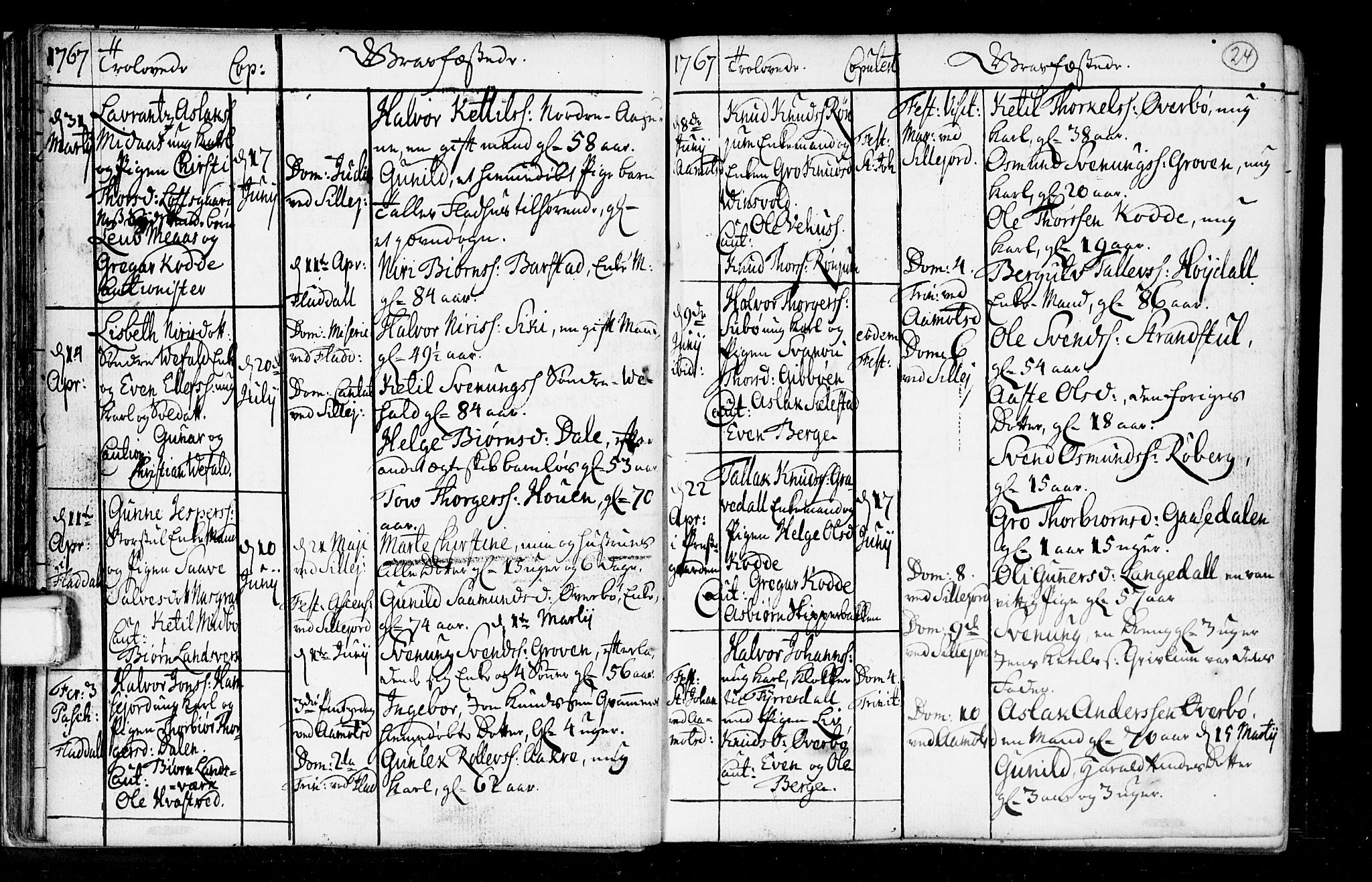 Seljord kirkebøker, SAKO/A-20/F/Fa/L0008: Parish register (official) no. I 8, 1755-1814, p. 24