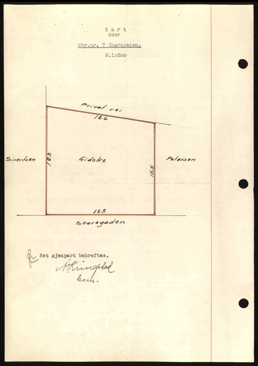 Ålesund byfogd, AV/SAT-A-4384: Mortgage book no. 34 I, 1936-1938, Diary no: : 1068/1937