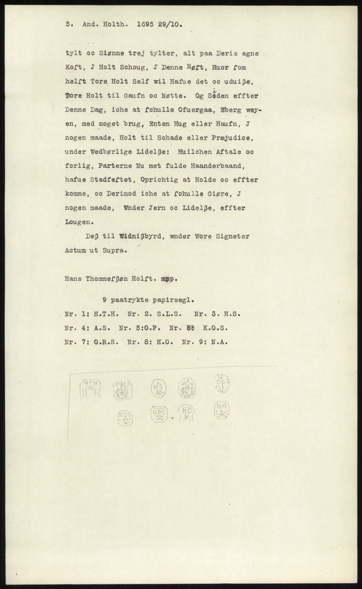 Samlinger til kildeutgivelse, Diplomavskriftsamlingen, AV/RA-EA-4053/H/Ha, p. 1462