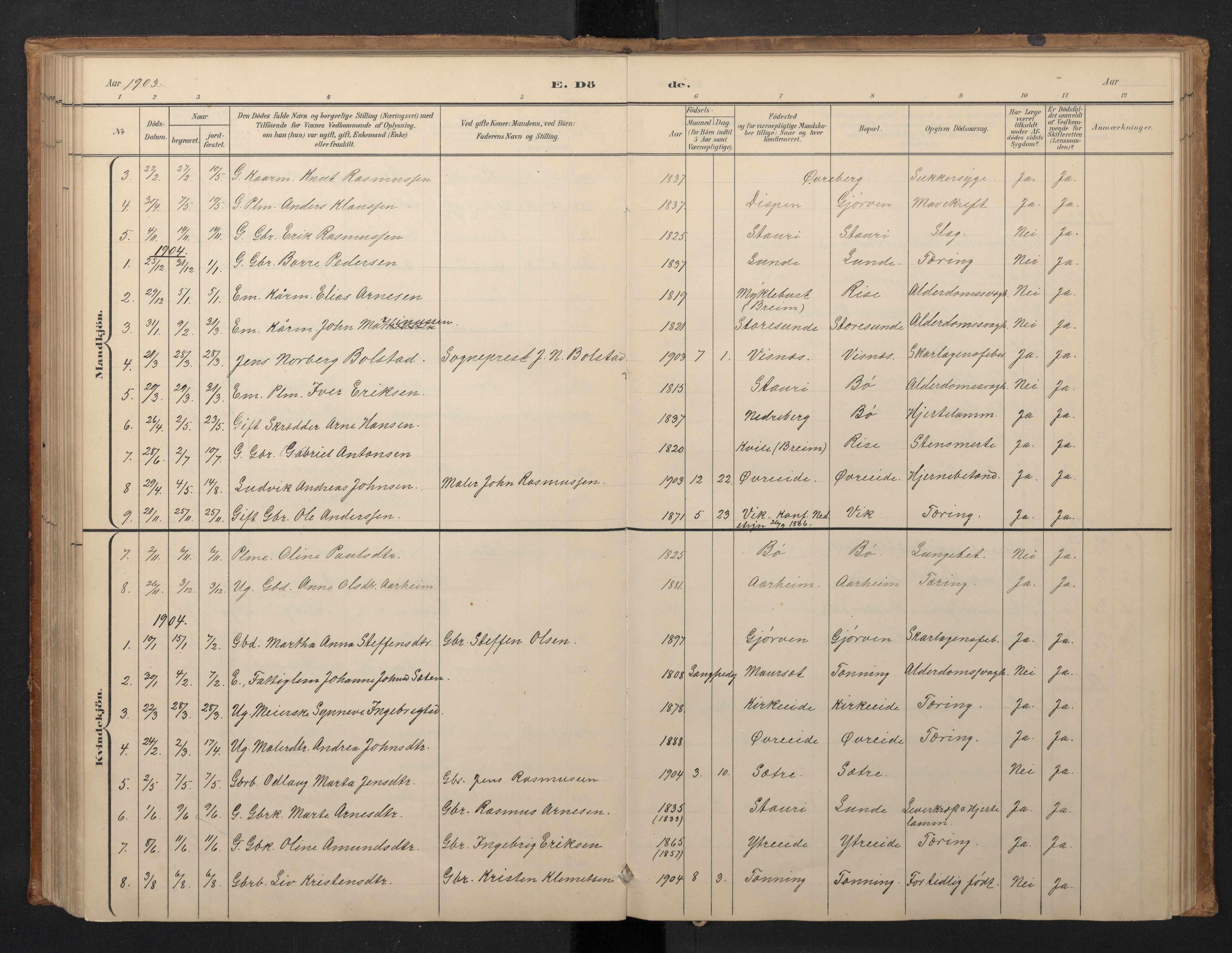 Stryn Sokneprestembete, AV/SAB-A-82501: Parish register (copy) no. A 2, 1883-1905, p. 145b-146a