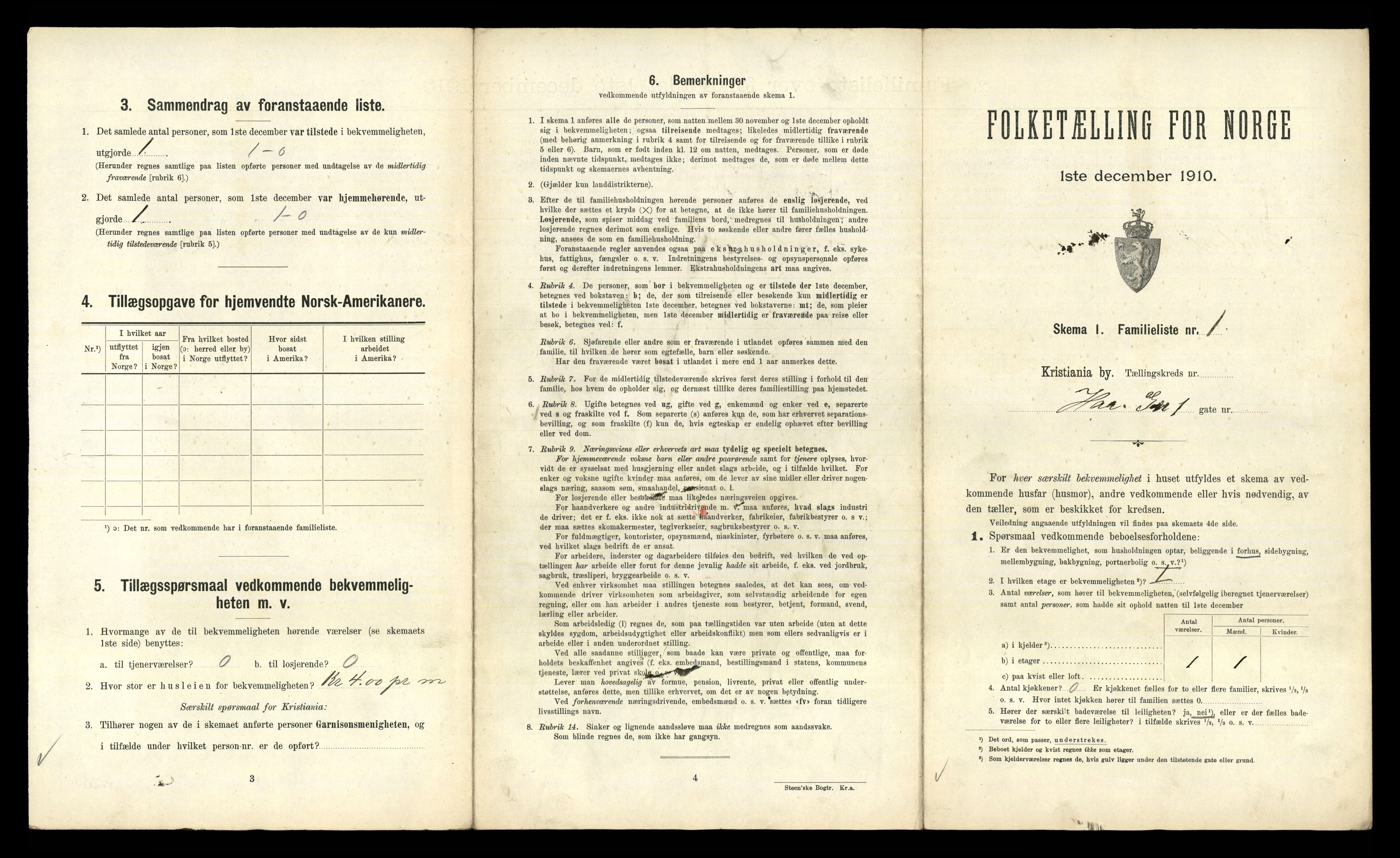 RA, 1910 census for Kristiania, 1910, p. 32981