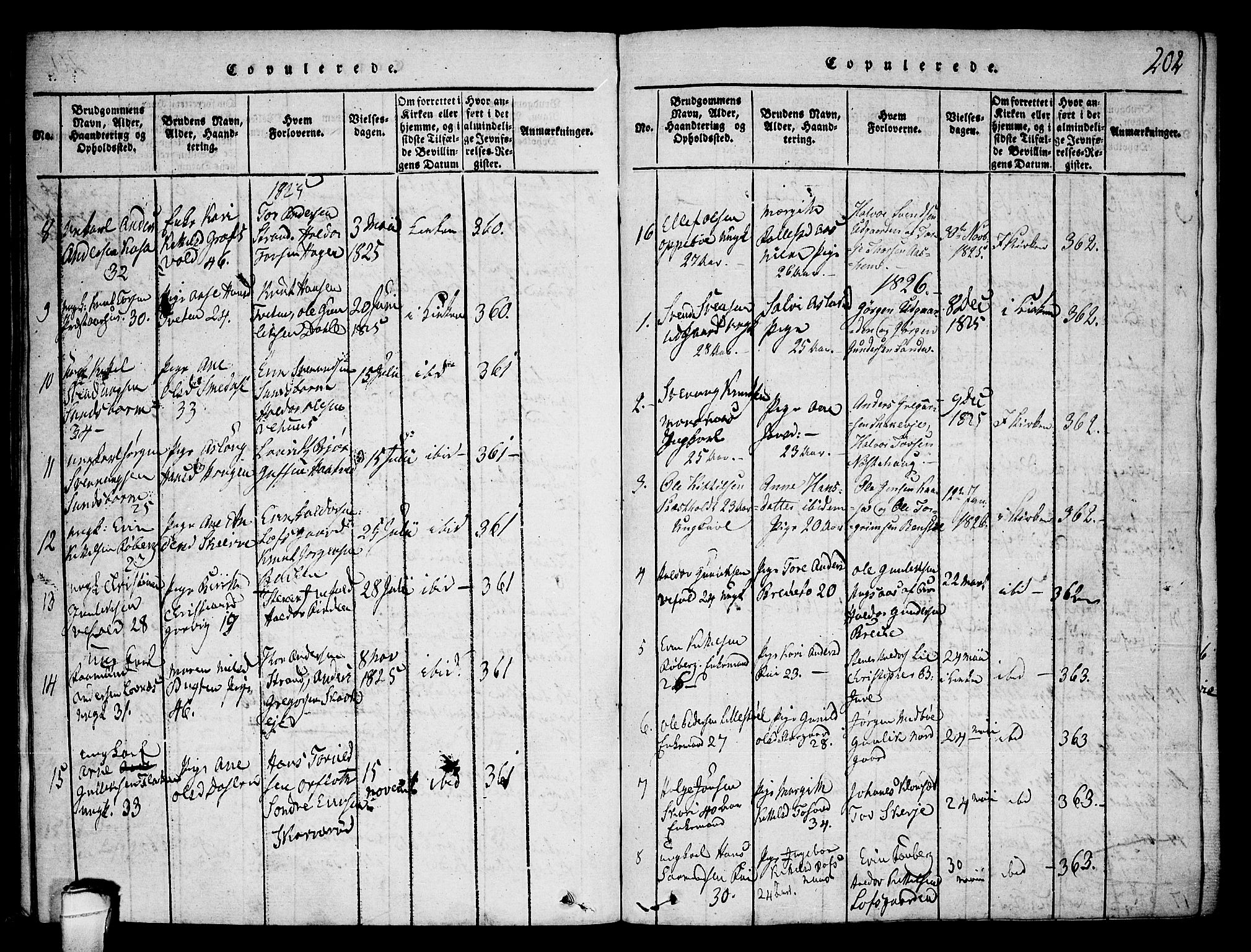Seljord kirkebøker, SAKO/A-20/F/Fa/L0010: Parish register (official) no. I 10, 1815-1831, p. 202