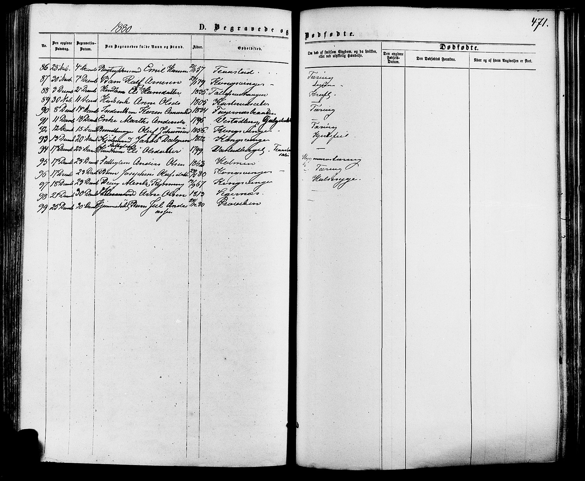 Vinger prestekontor, SAH/PREST-024/H/Ha/Haa/L0012: Parish register (official) no. 12, 1871-1880, p. 471