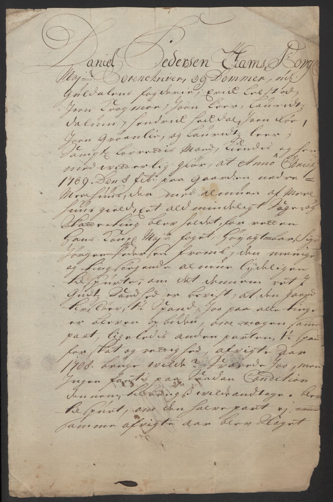 Rentekammeret inntil 1814, Reviderte regnskaper, Fogderegnskap, RA/EA-4092/R60/L3958: Fogderegnskap Orkdal og Gauldal, 1708, p. 413